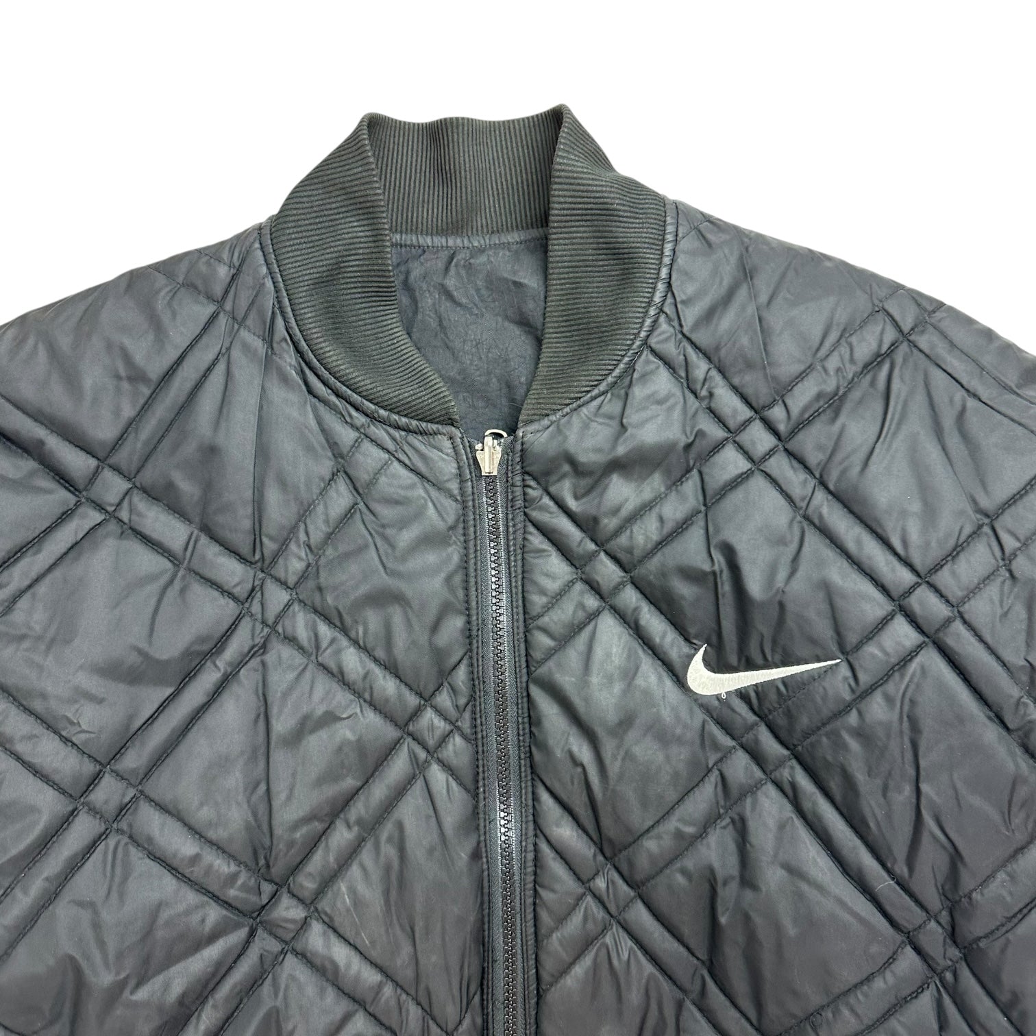 Vintage Nike Reversible Bomber Jacket Black