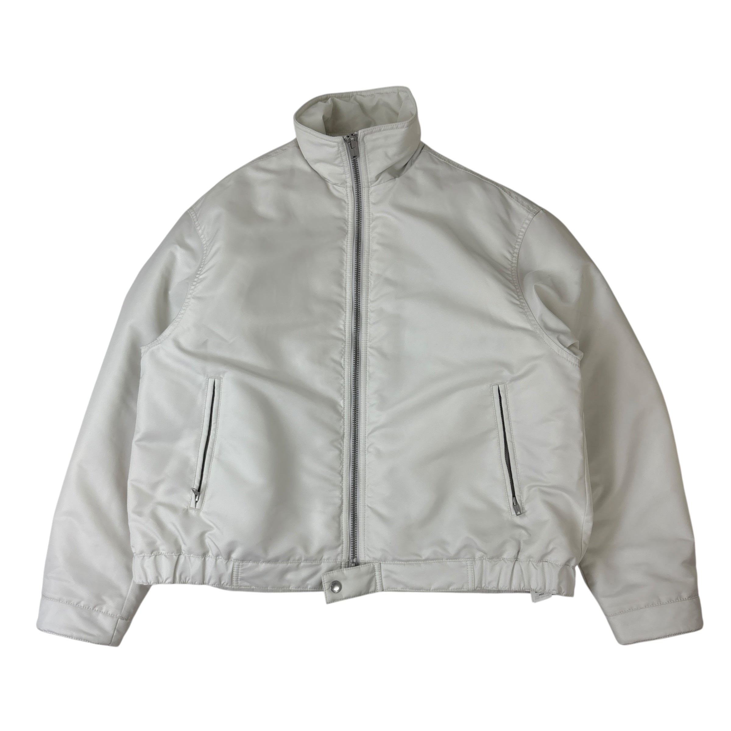 Stussy Pile Lined Zip Jacket Bone