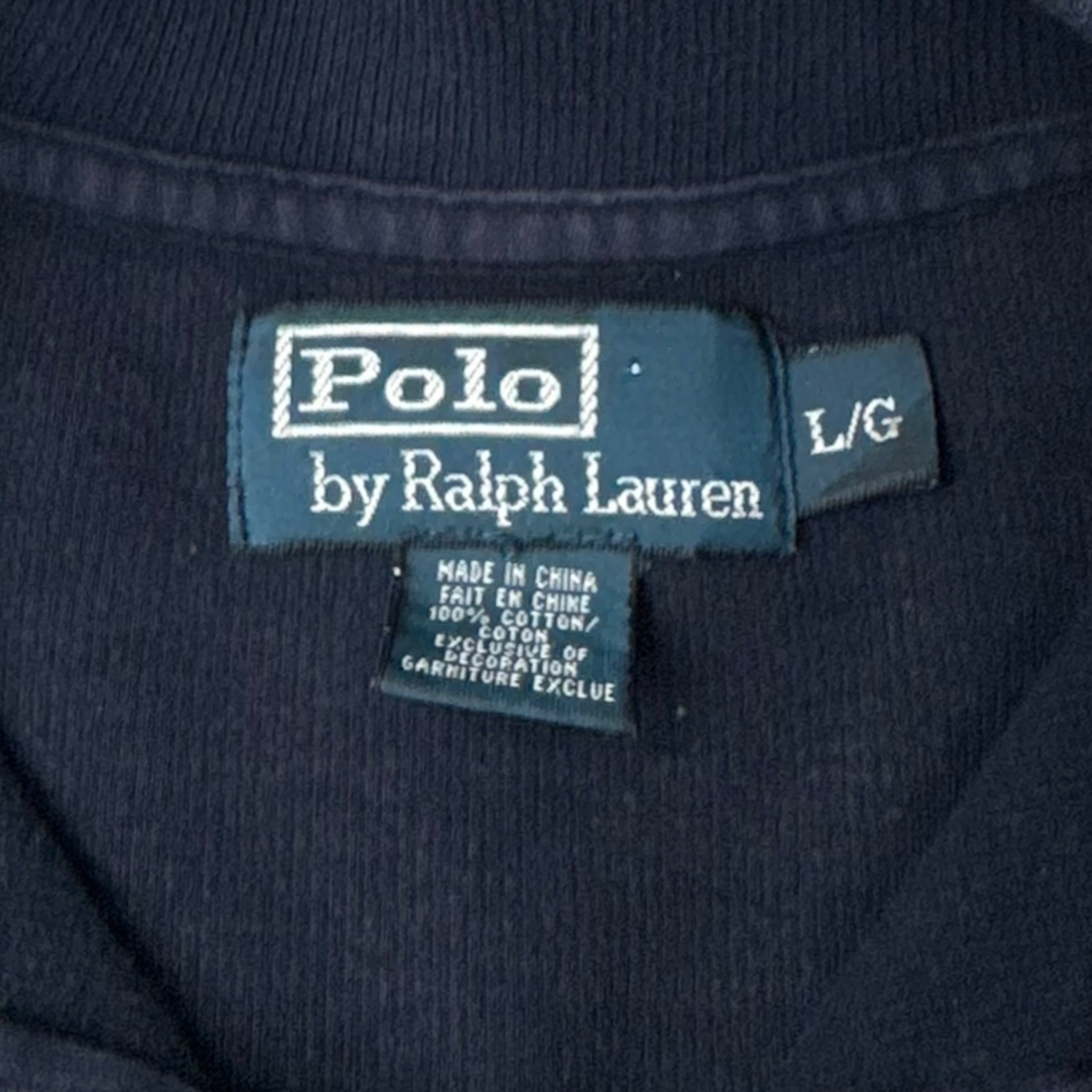 Polo Ralph Lauren Quarter Zip Sweater Navy