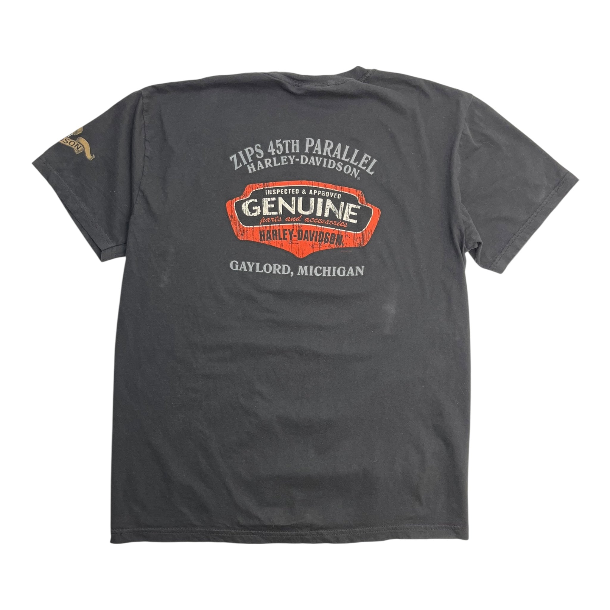 2008 Harley Davidson "Ride With Pride" Gaylord Michigan T-Shirt