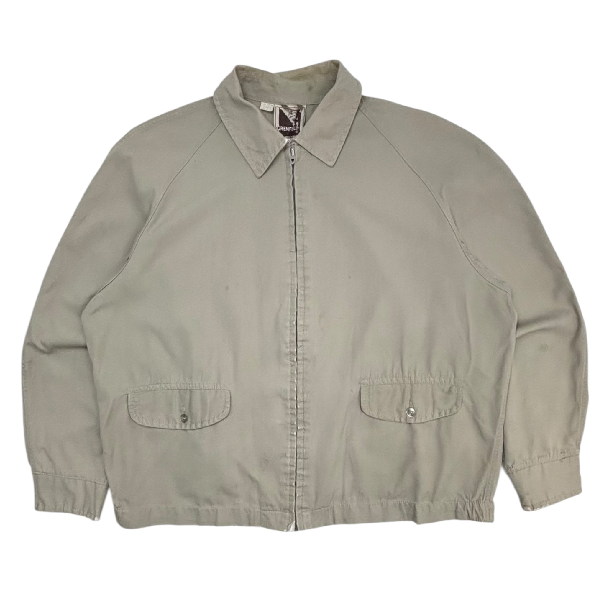 Vintage Greenfield Harrington Style Zip Up Jacket