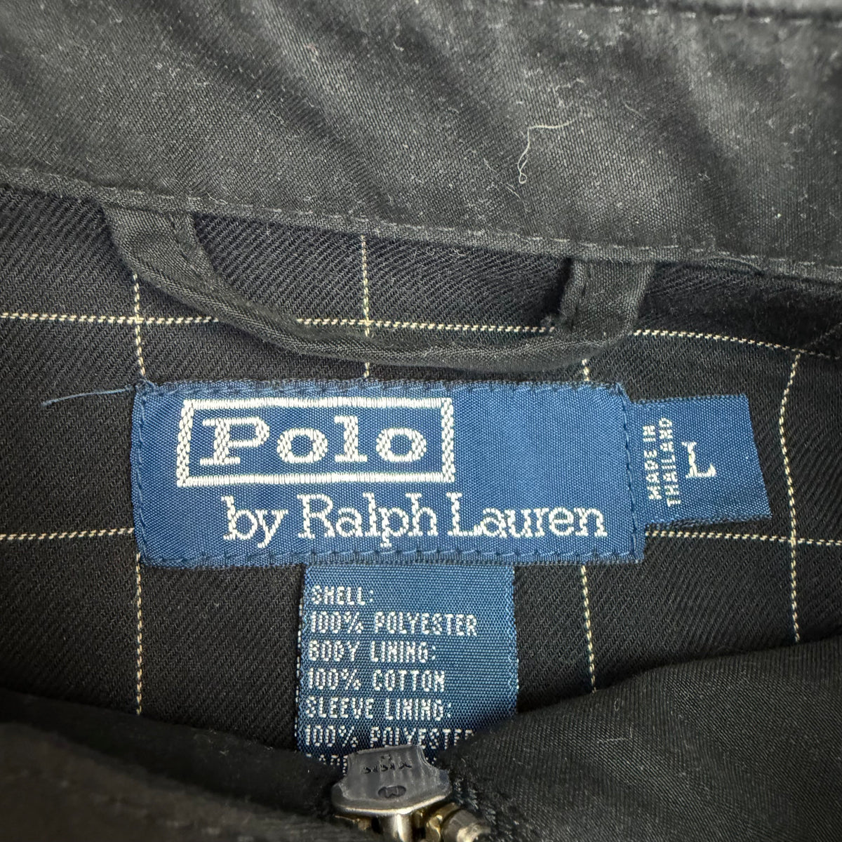 Vintage Polo Ralph Lauren Harrington Jacket Black
