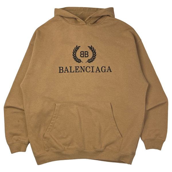 Balenciaga BB Laurel Wreath Hoodie Wheat