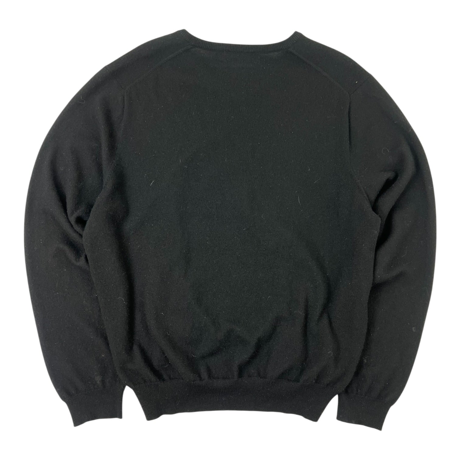 Vintage Polo Ralph Lauren V-Neck Knit Sweater Black
