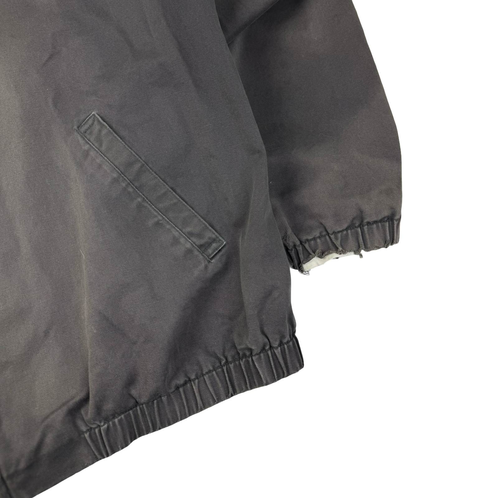 Vintage Polo Ralph Lauren Lined Harrington Jacket Faded Black