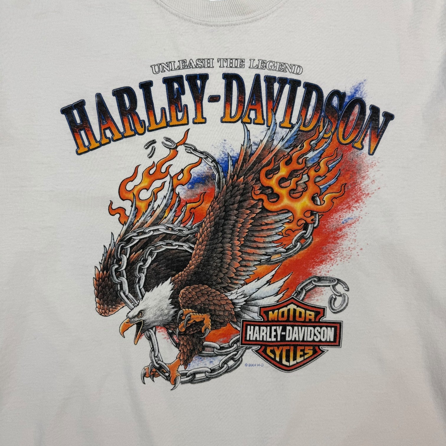 2004 Harley Davidson Of Edmonton L/S Tee White