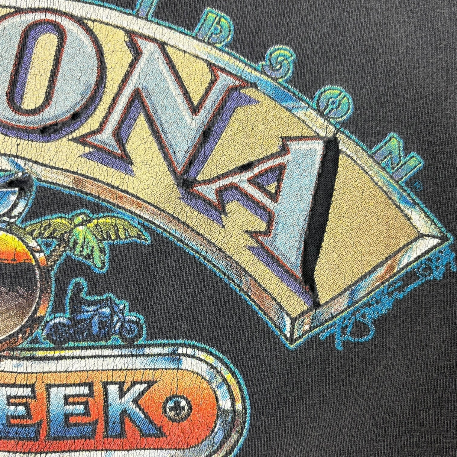 1995 Harley Davidson Daytona Bike Week T-Shirt Black