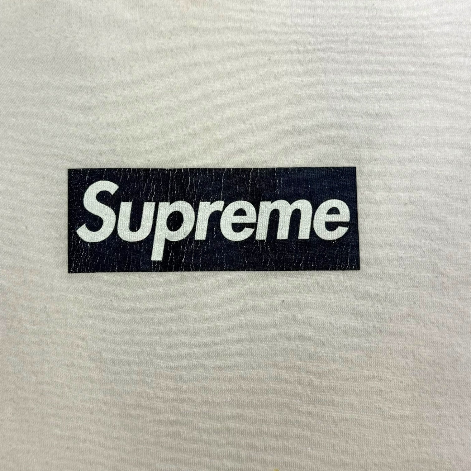 Supreme New York Yankees Box Logo Tee White