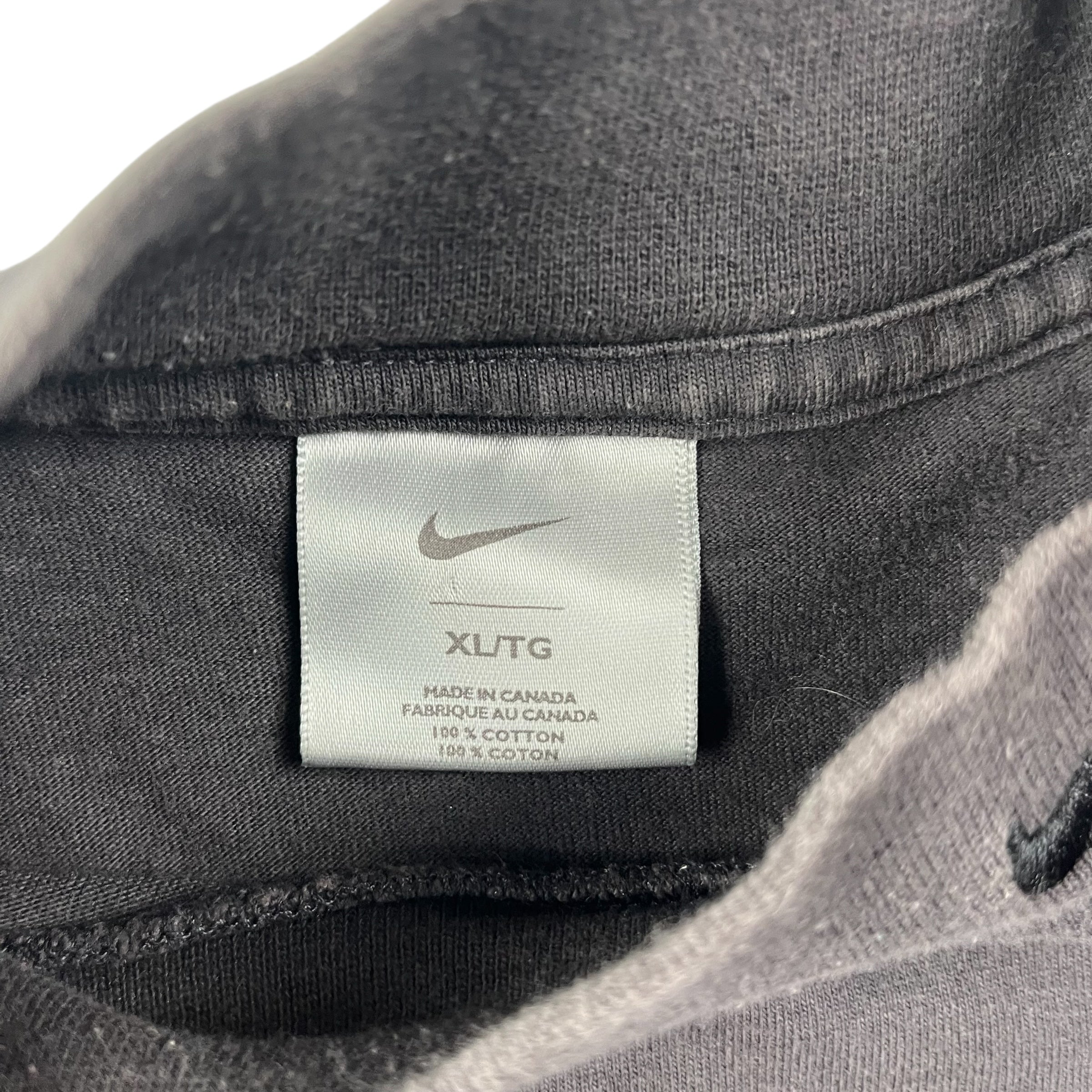 Vintage Nike Mockneck Long Sleeve Tee Charcoal