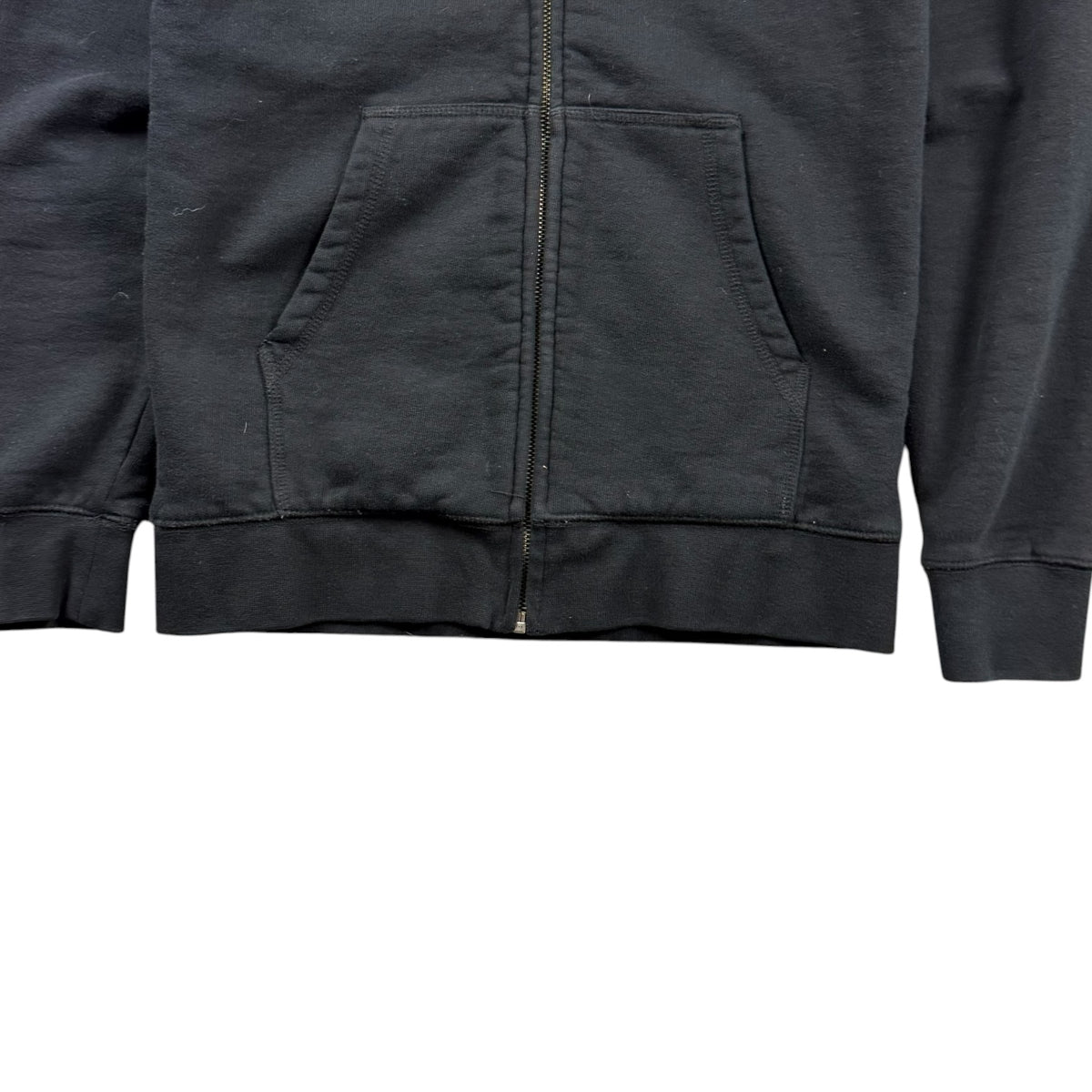 (W) Vintage French Connection FCUK Zip Up Sweater Black