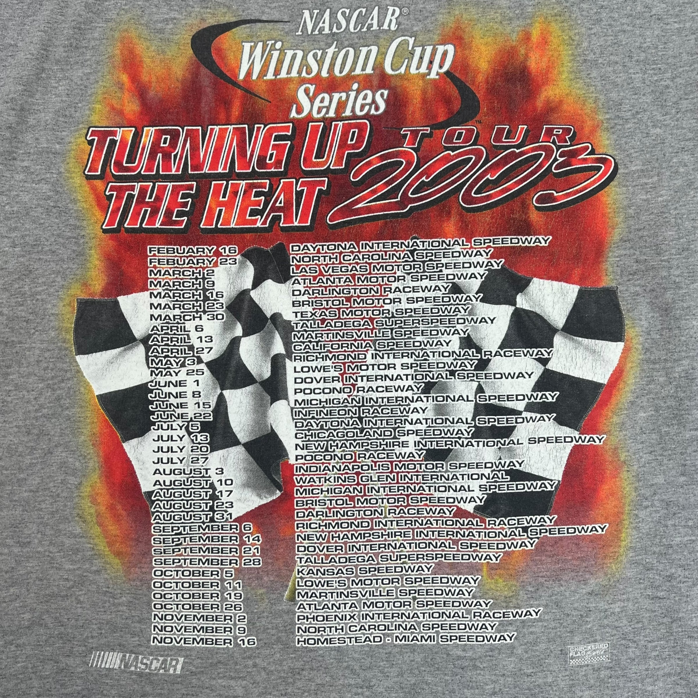 Vintage NASCAR Winston Cup Series Tee Grey