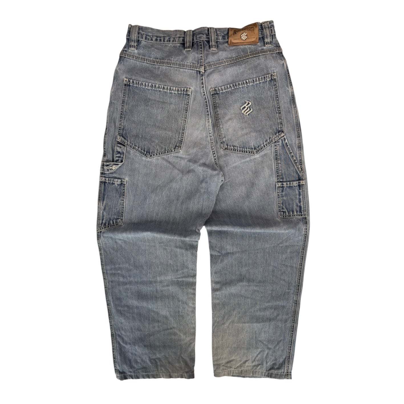 (W) Roca Wear Baggy Light Wash Jeans
