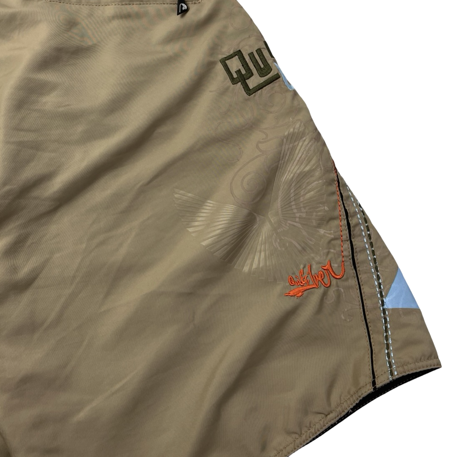 Vintage Y2K Quiksilver Board Shorts Beige/Brown