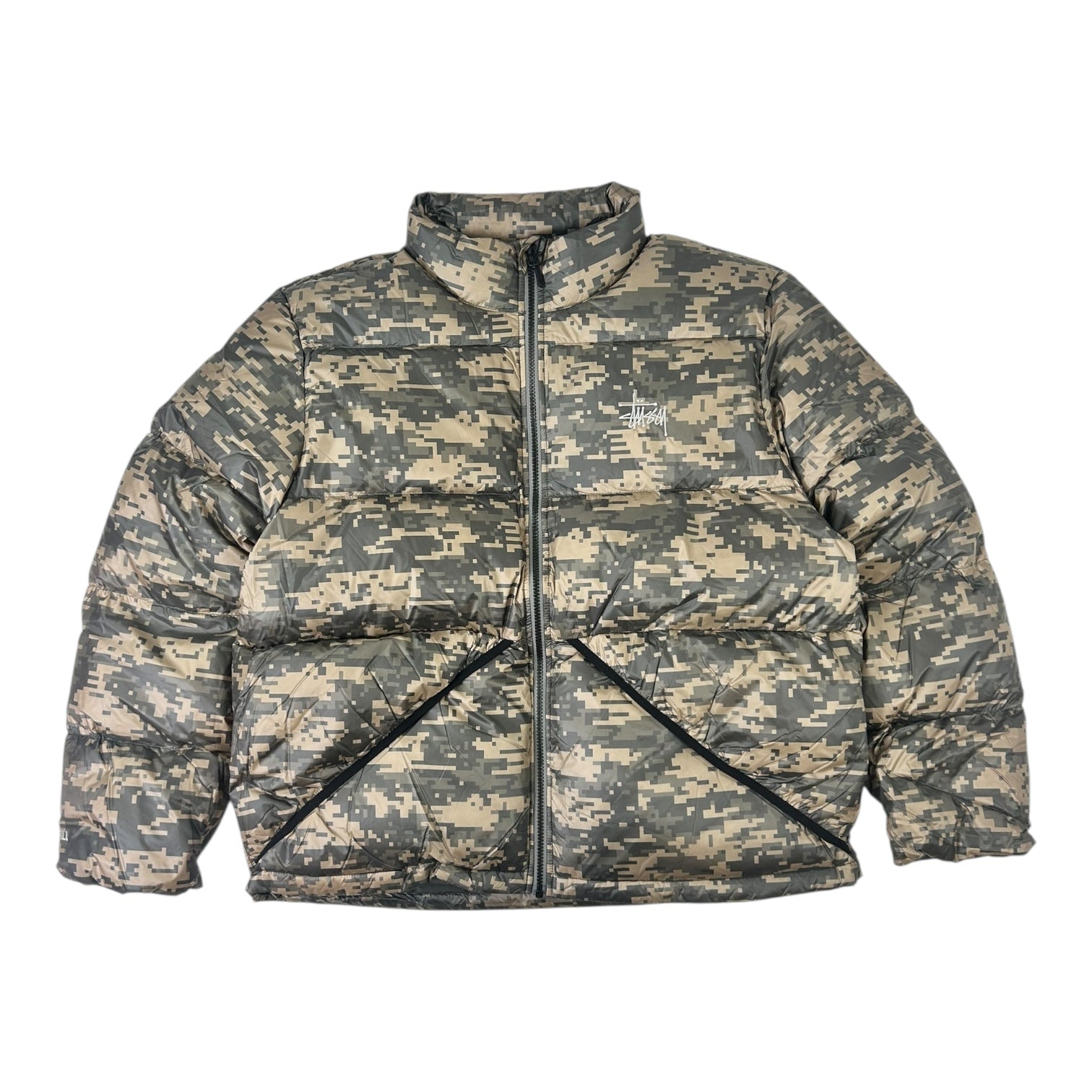 Stussy Micro Ripstop Down Puffer Jacket Digi Camo