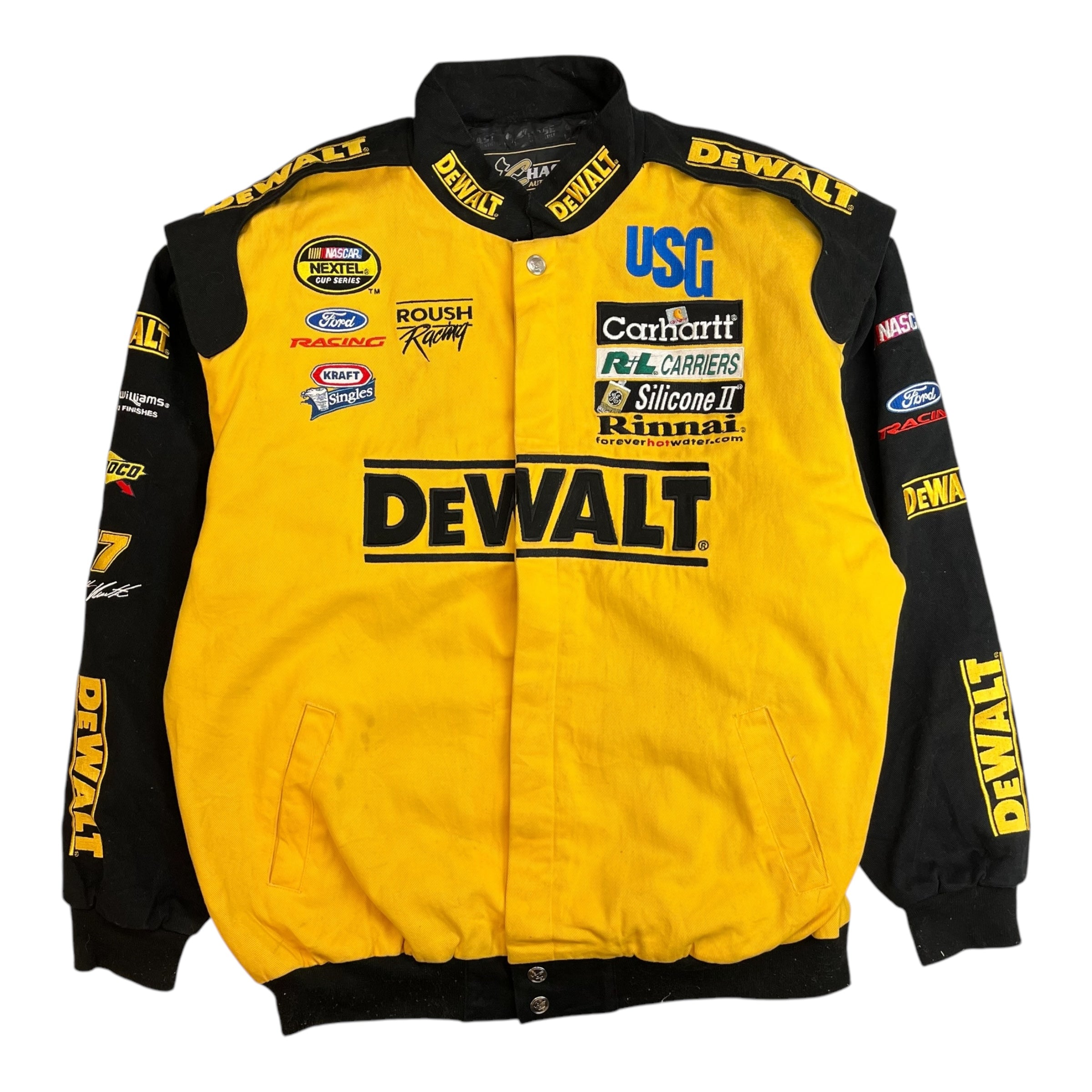 Vintage Dewalt Racing Jacket Yellow/Black