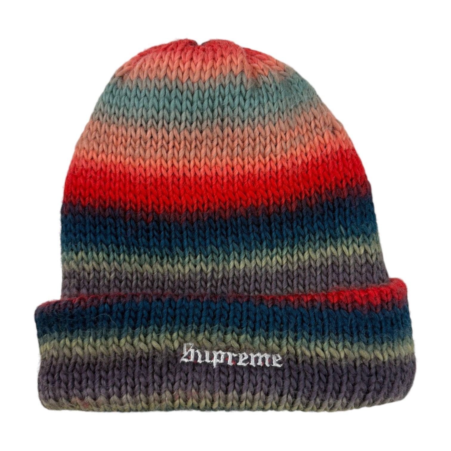 Supreme Ombré Stripe Beanie Multicolour