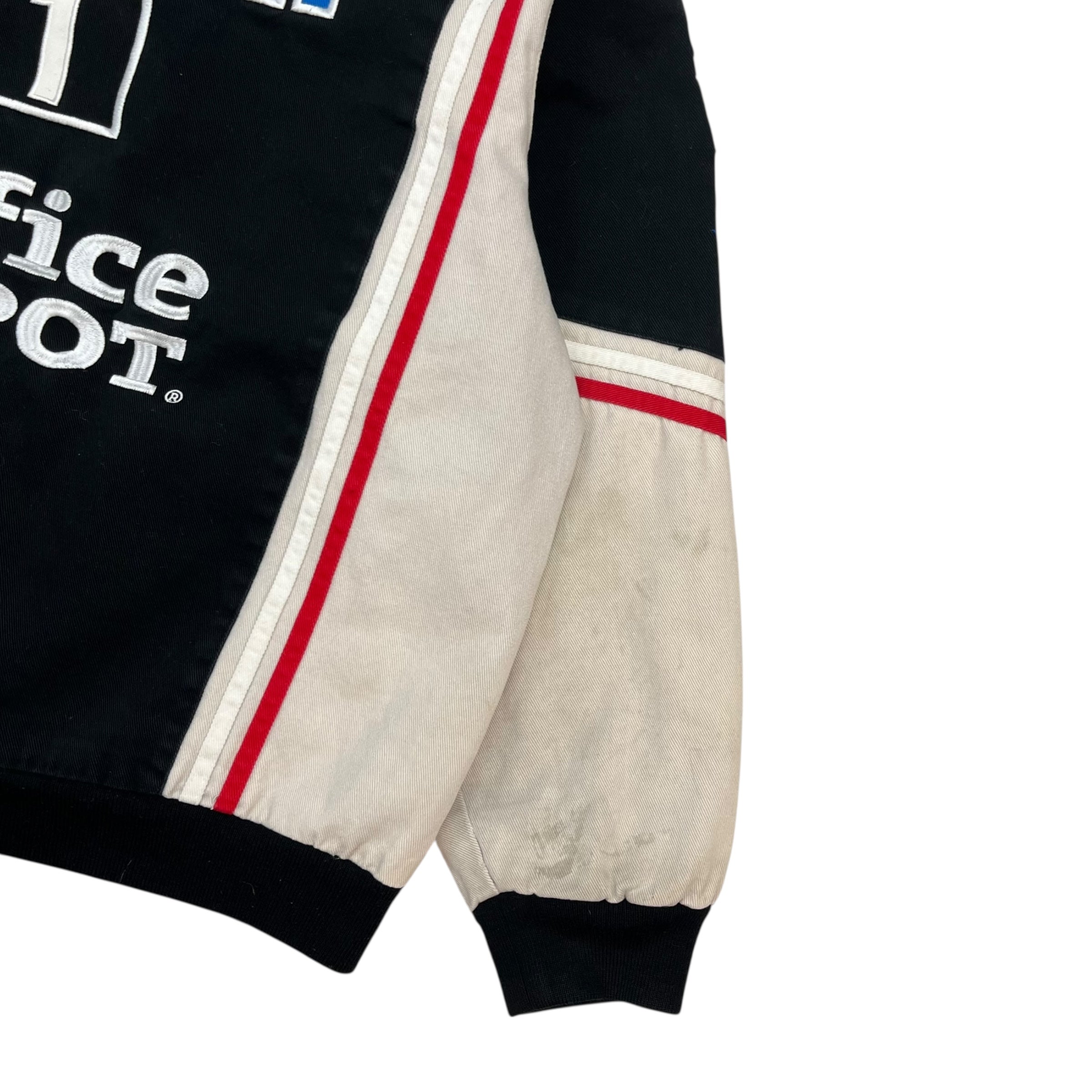Vintage Tony Stewart NASCAR Racing Jacket Black/White