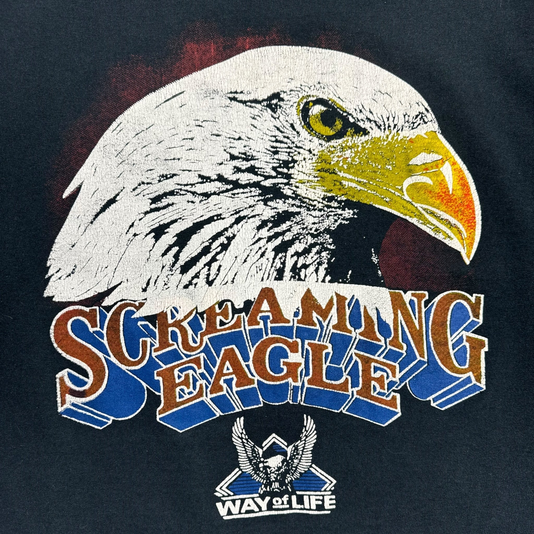 1990 Screaming Eagle Way Of Life T-Shirt