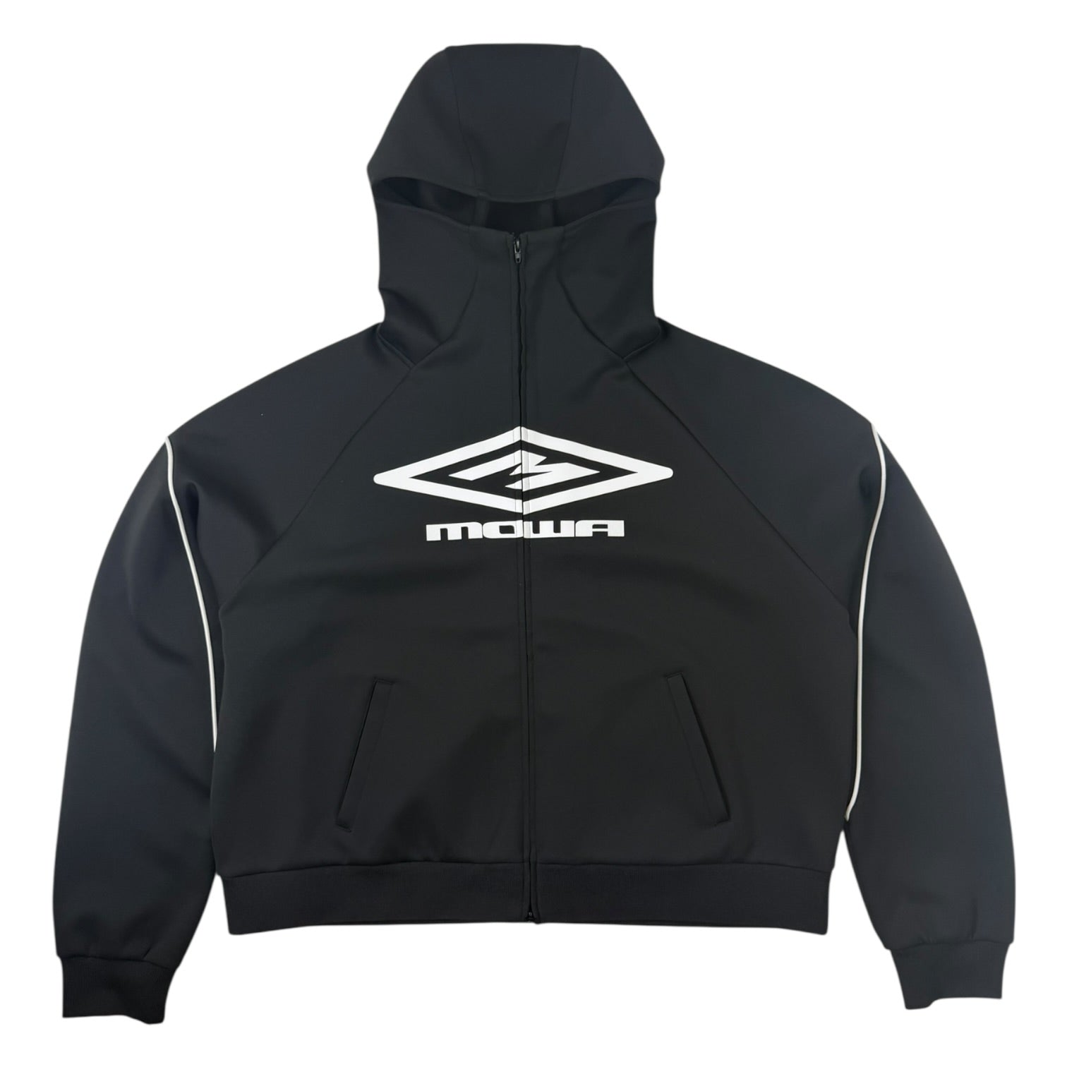 Mowalola Tech Zip Hoodie Black