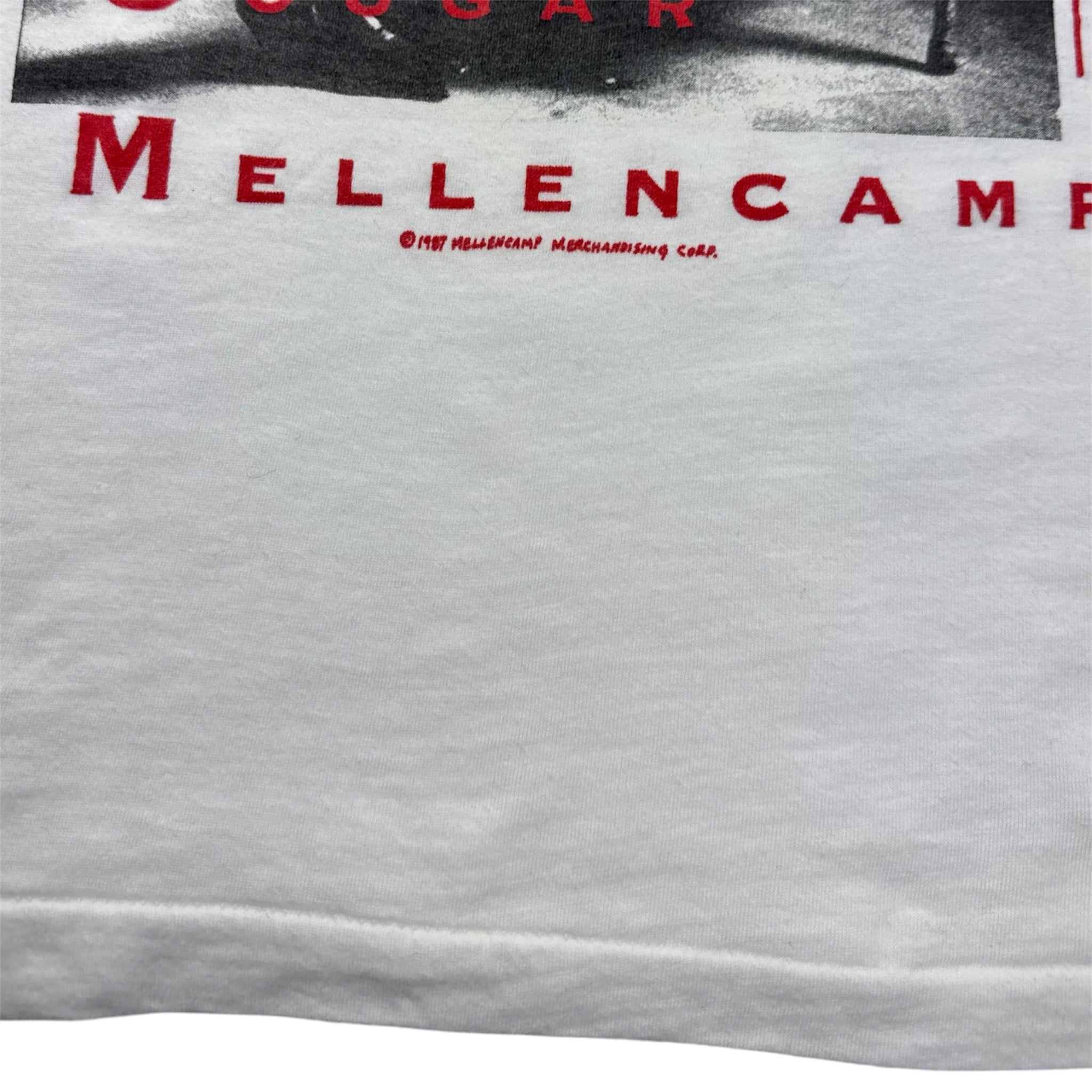 1987 John Cougar Mellencamp Canadian Tour T-Shirt