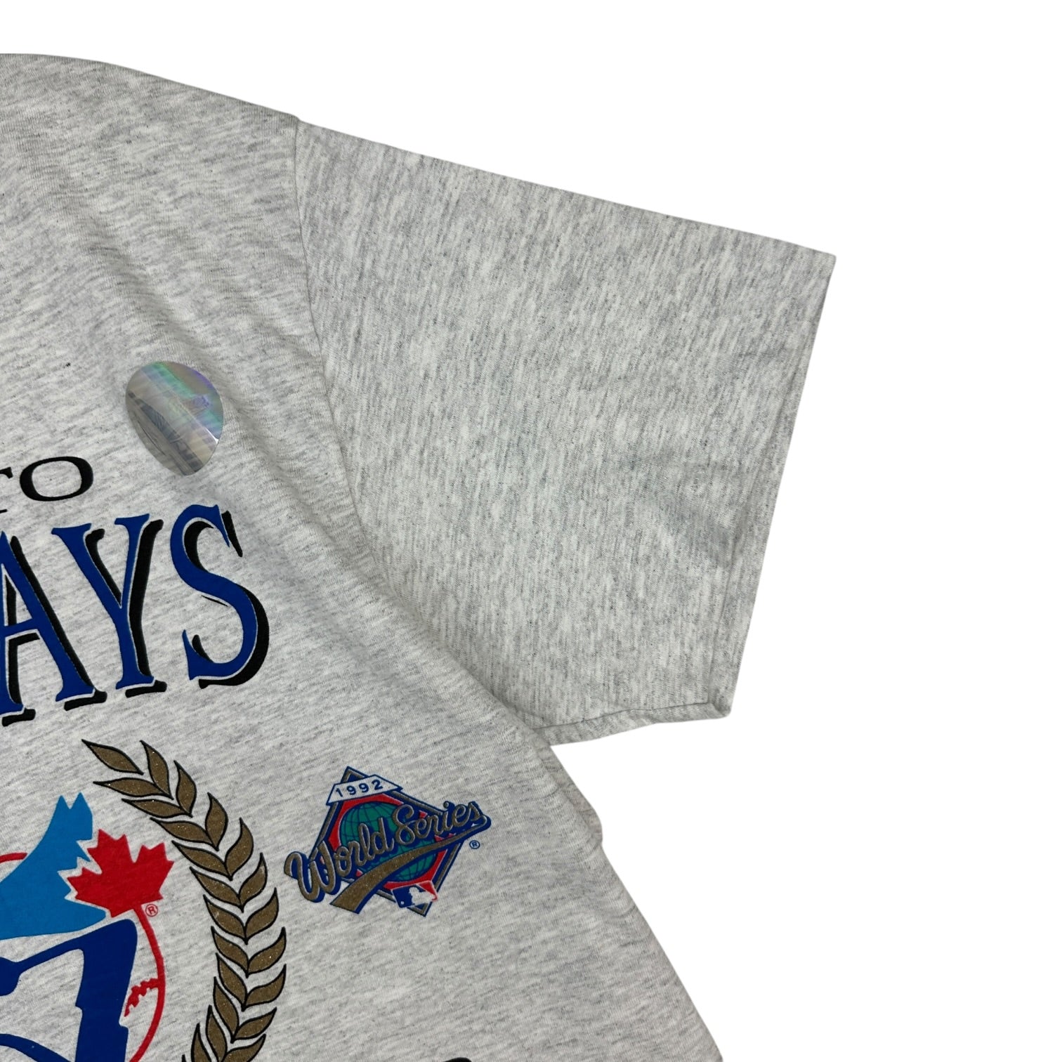 1992 Toronto Blue Jay World Champions Tee Grey