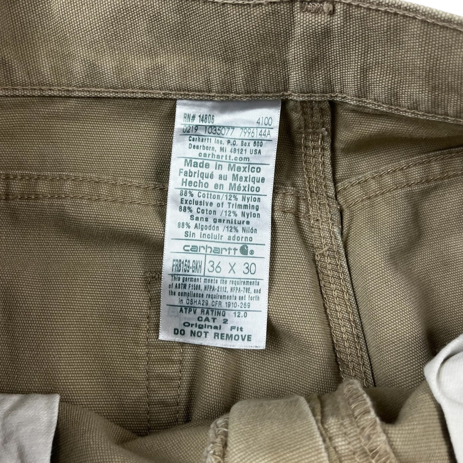 Vintage Carhartt Dungaree Pants Tan