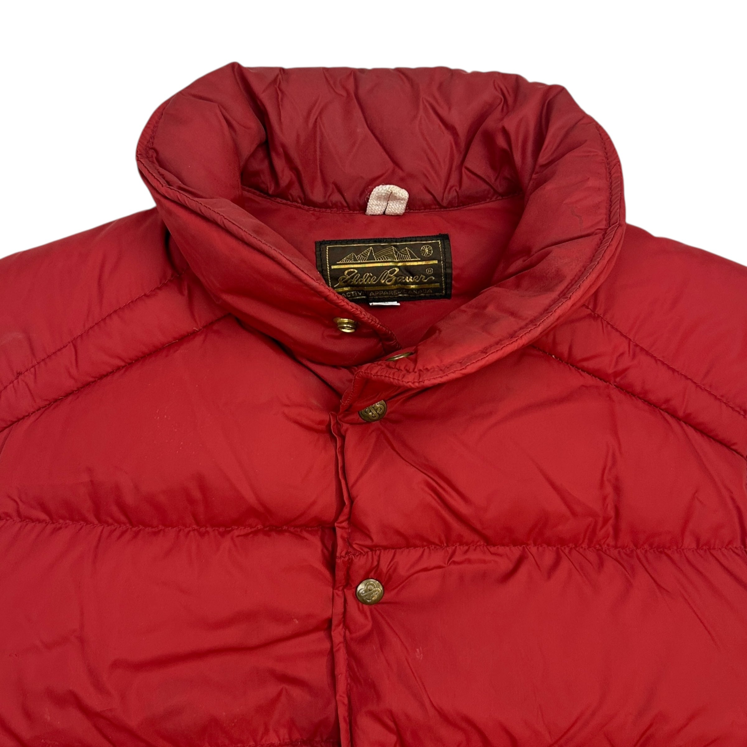 Vintage Eddie Bauer Insulated Vest Red