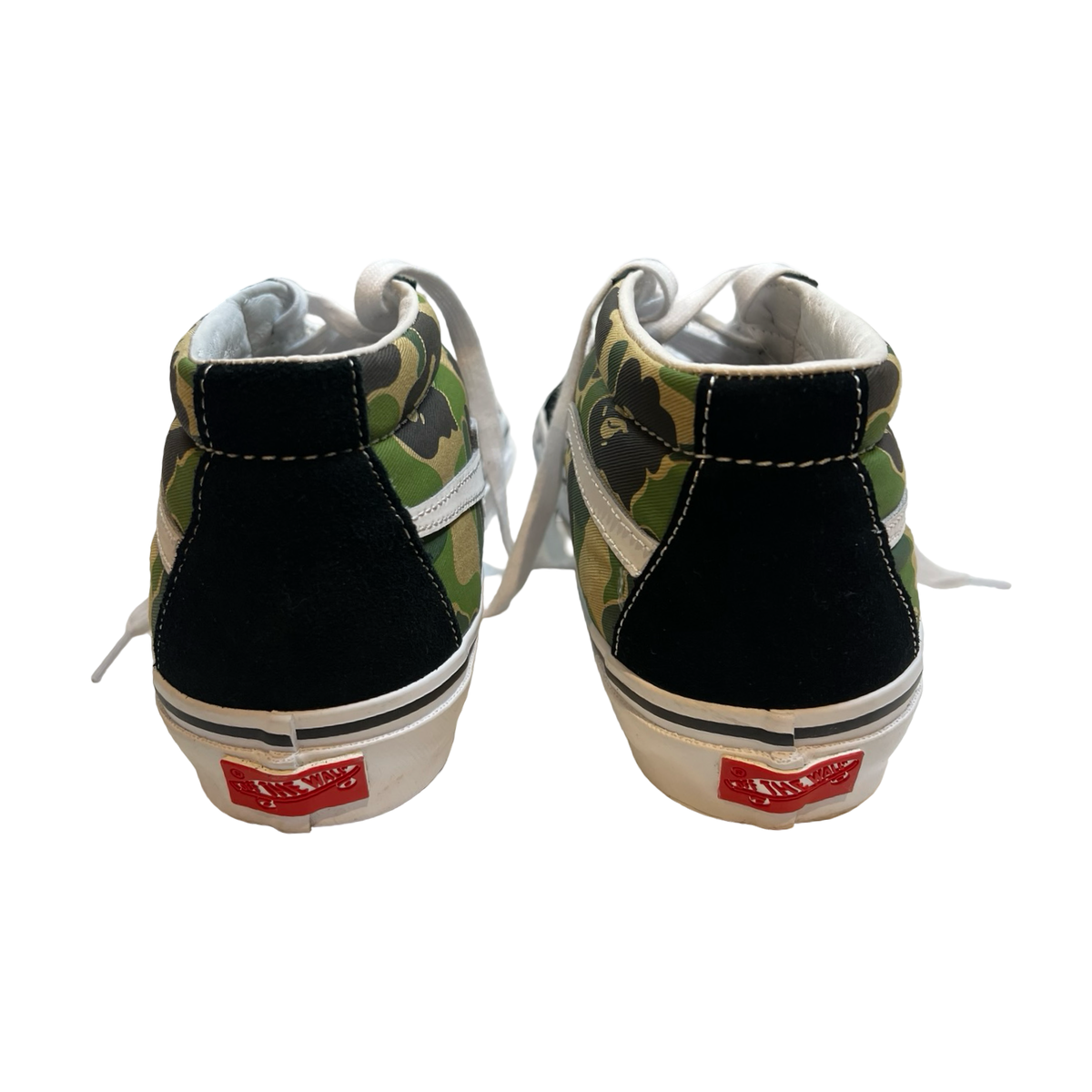 Vans LX Sk8-Mid Bape ABC Camo Black Green (Used)