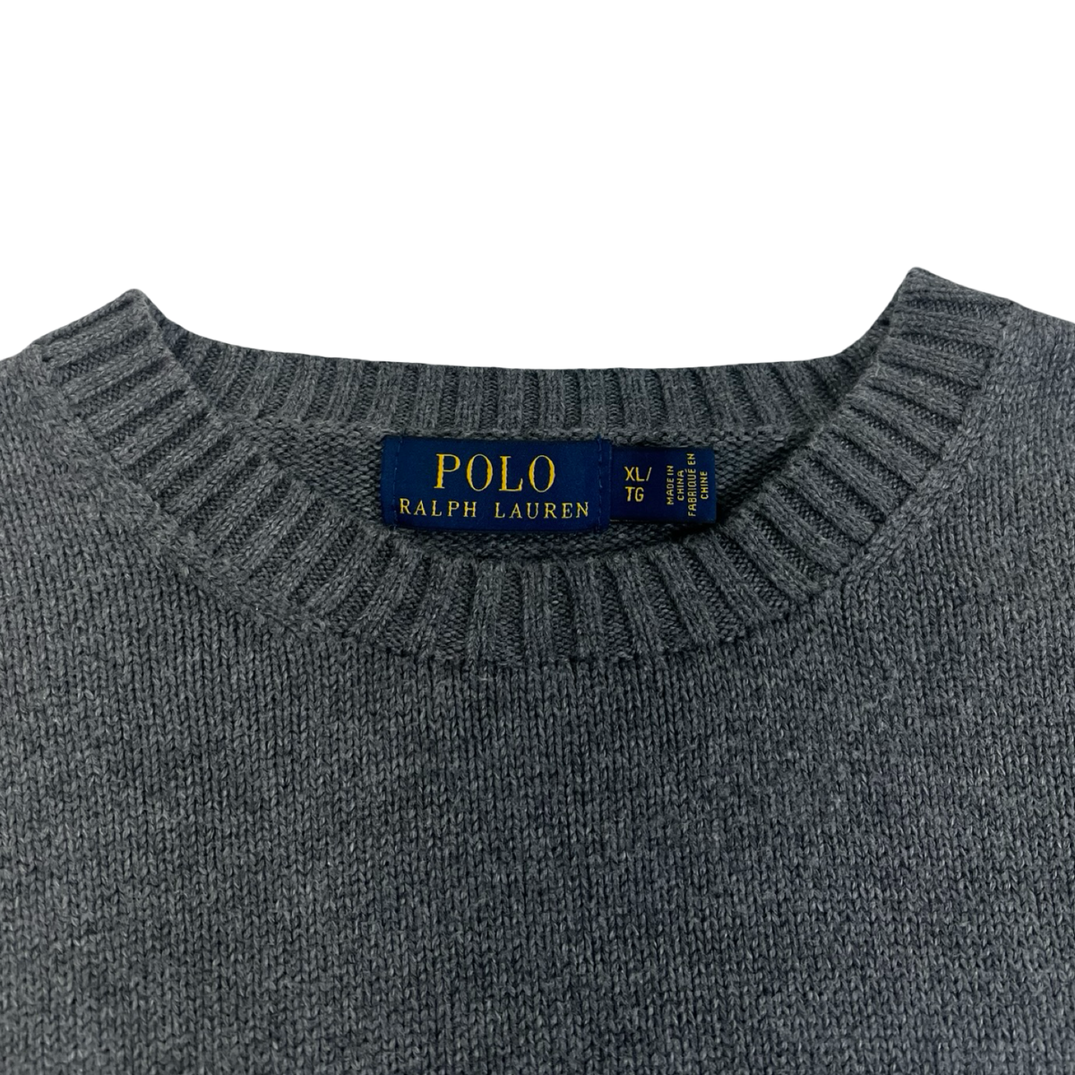 Polo Ralph Lauren Crewneck Knit Sweater Grey