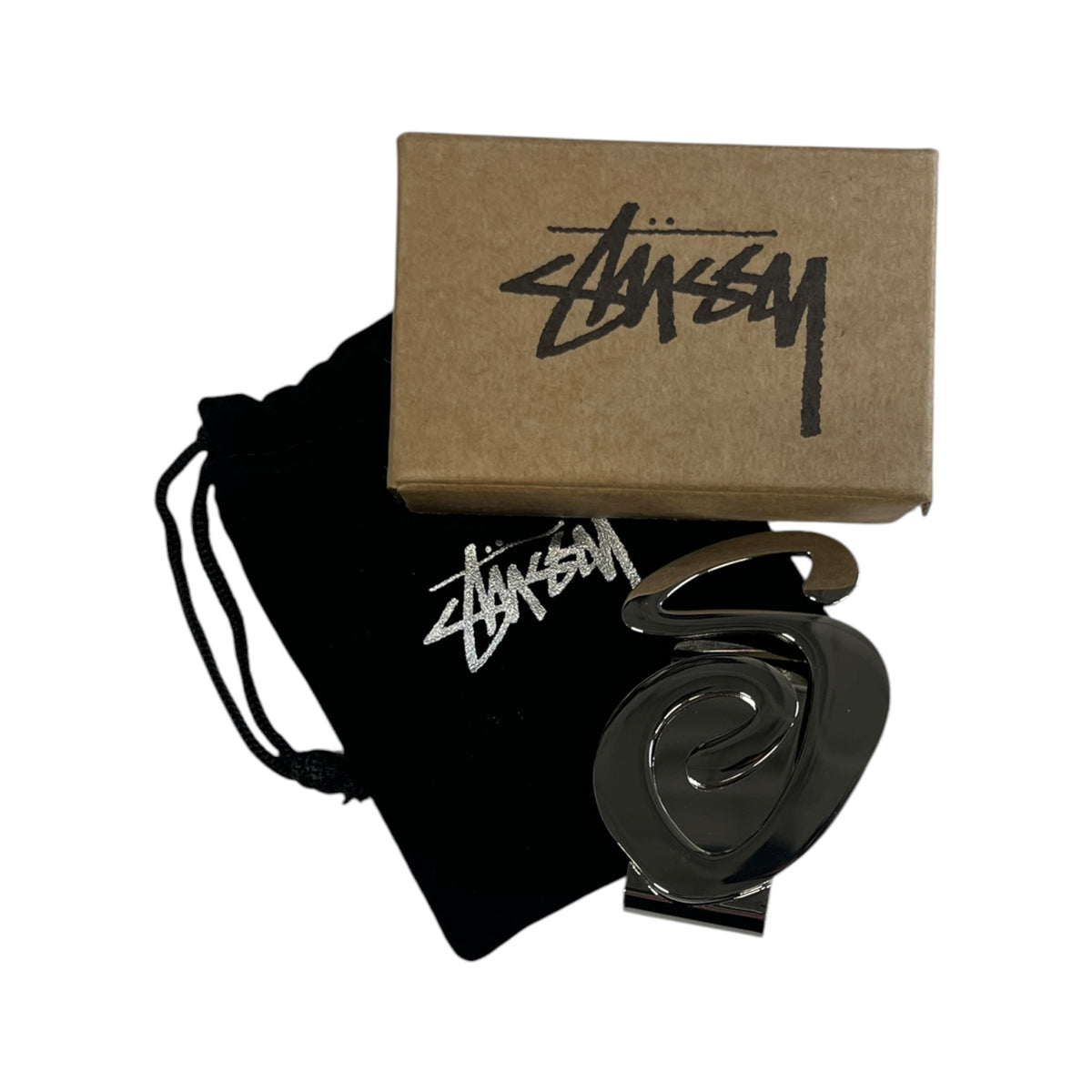 Stussy Swirly Money Clip