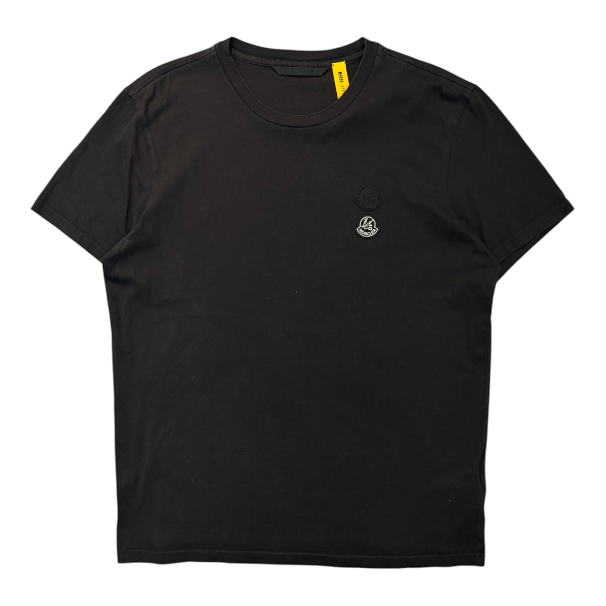 Moncler Double Logo Patch T-Shirt Black