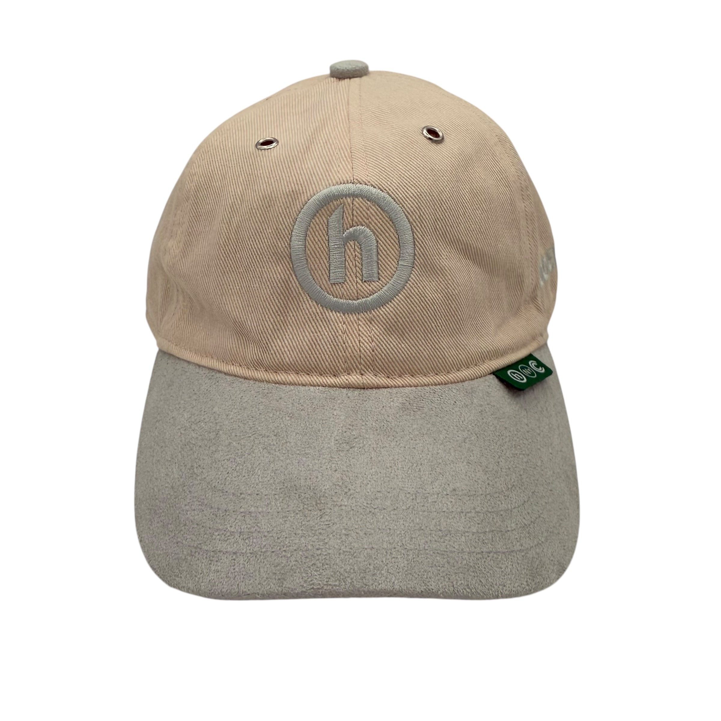 Hidden NY H Logo Dad Hat Natural/Silver