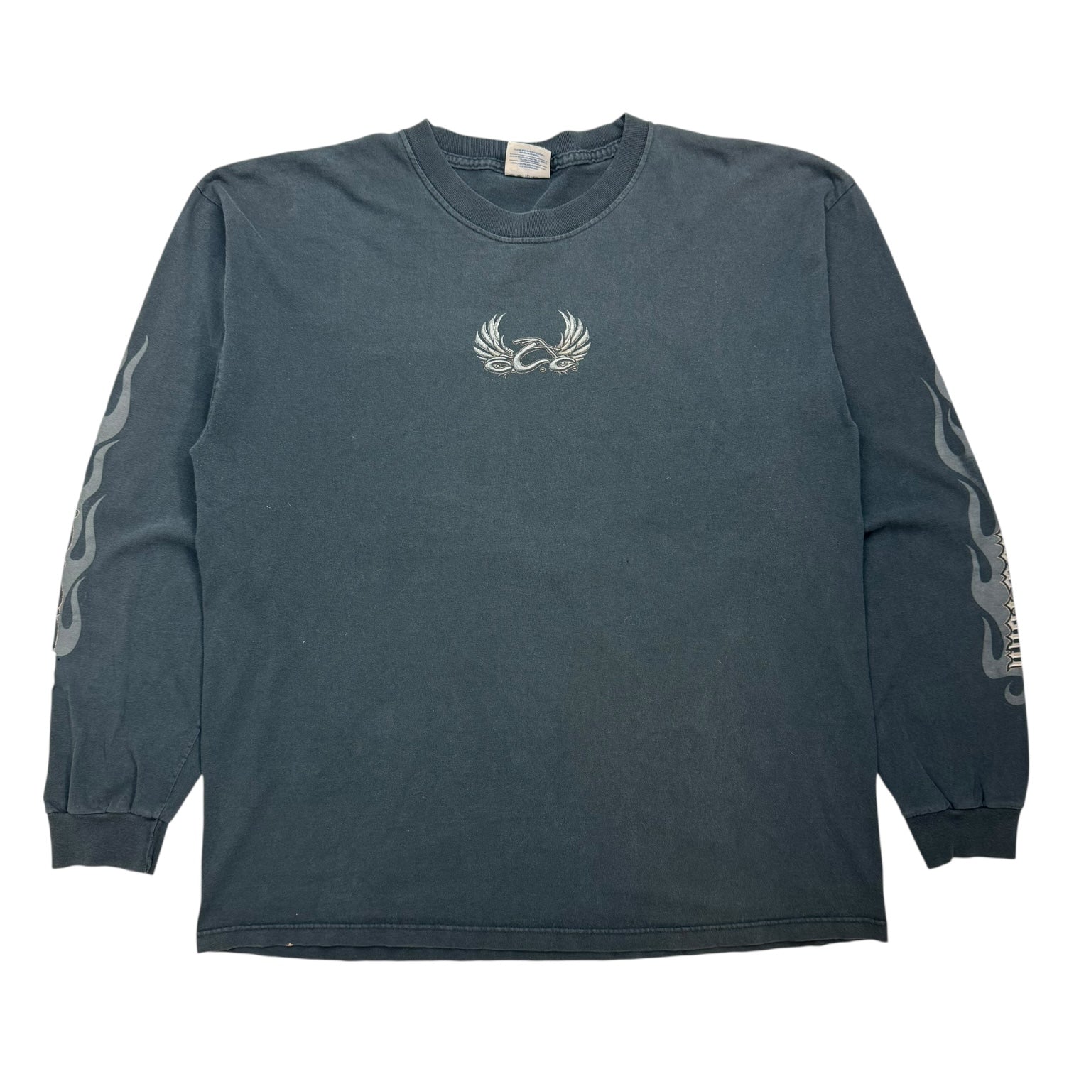 Vintage Orange County Chopper Engine L/S Tee Faded Black