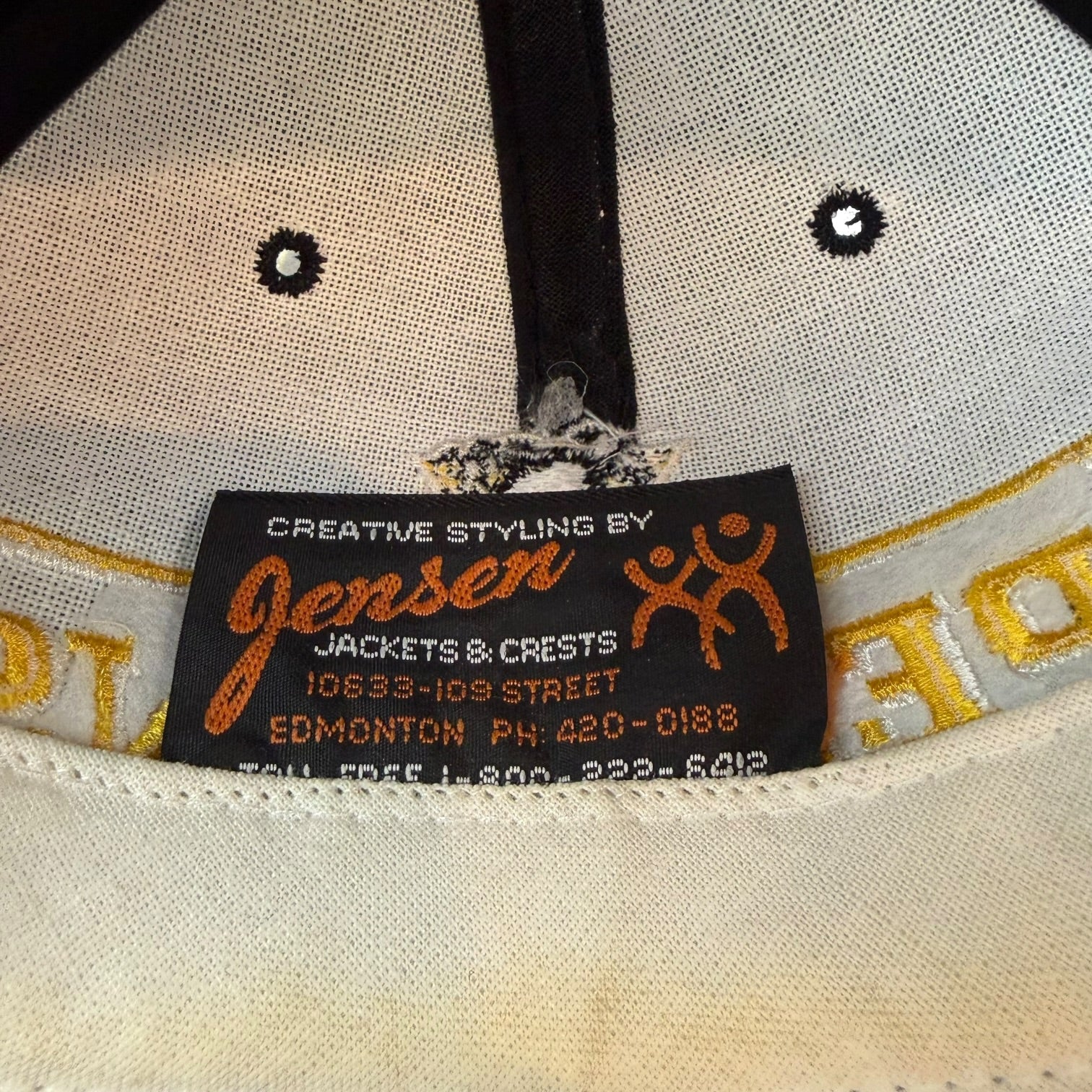 Vintage Ted Fletcher Pittsburgh Penguins Corduroy Hat Black