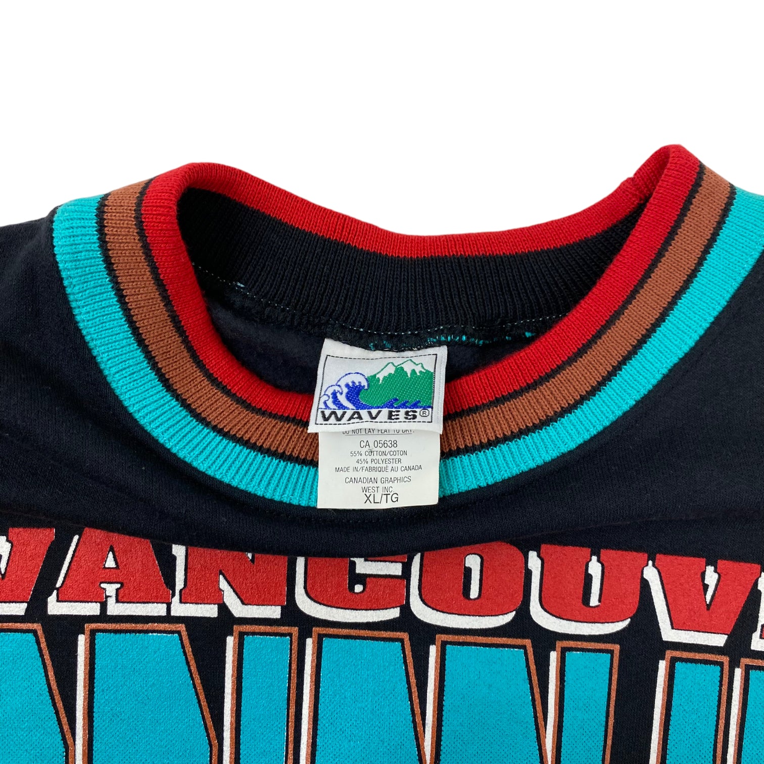 Vintage Vancouver Grizzlies Crewneck Black