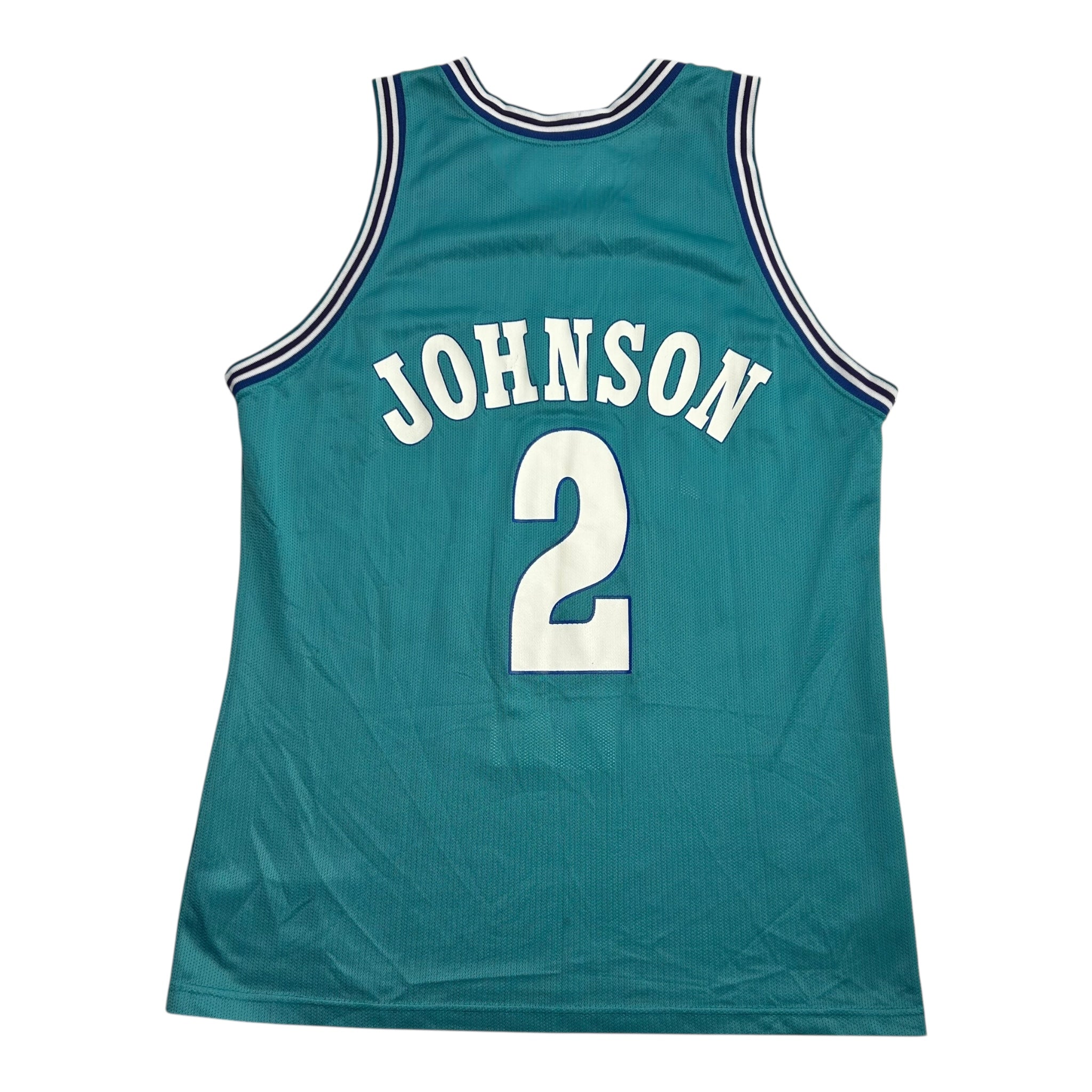 Vintage Charlotte Hornets Larry Johnson Basketball Jersey