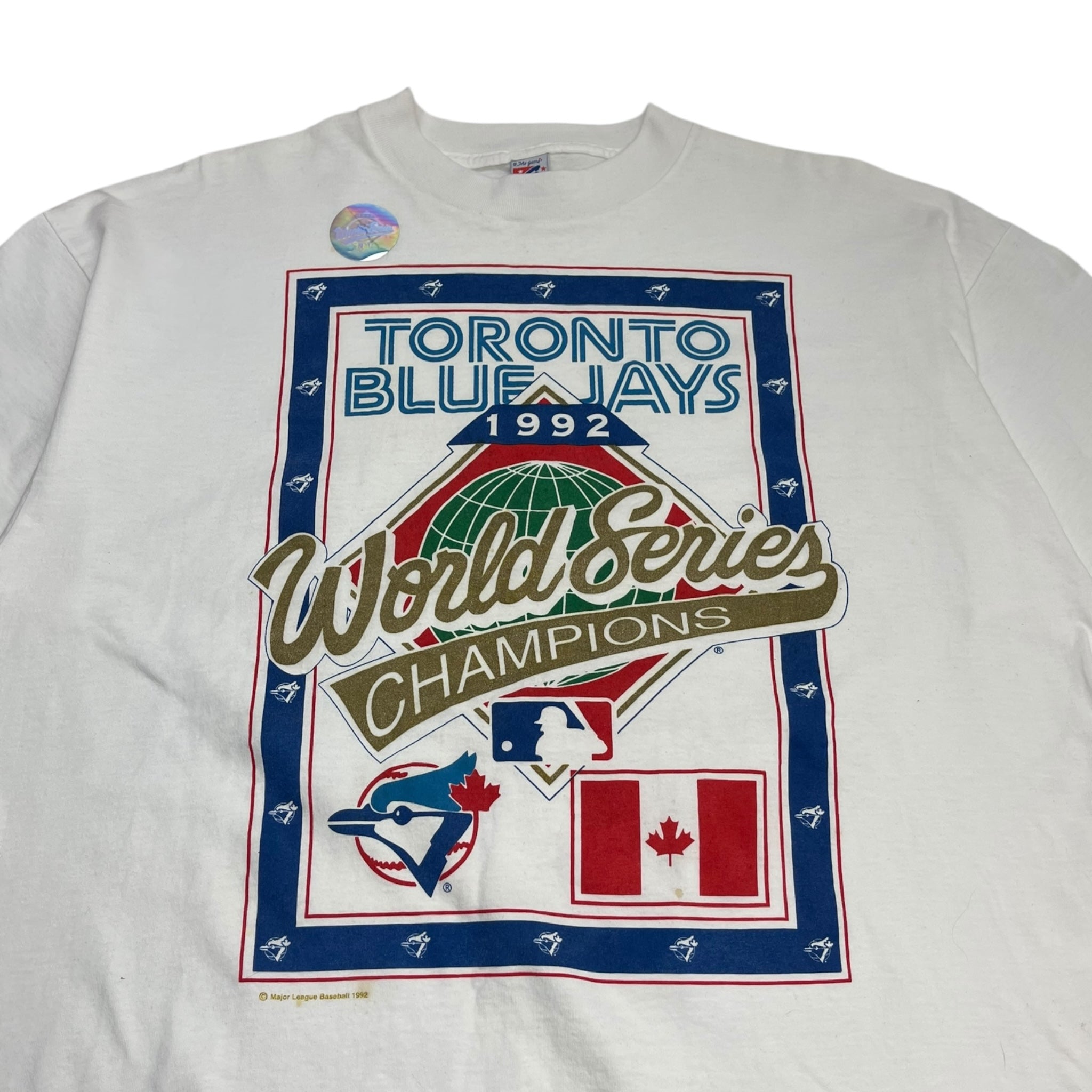1992 Blue Jays World Series Champions T-Shirt Grey