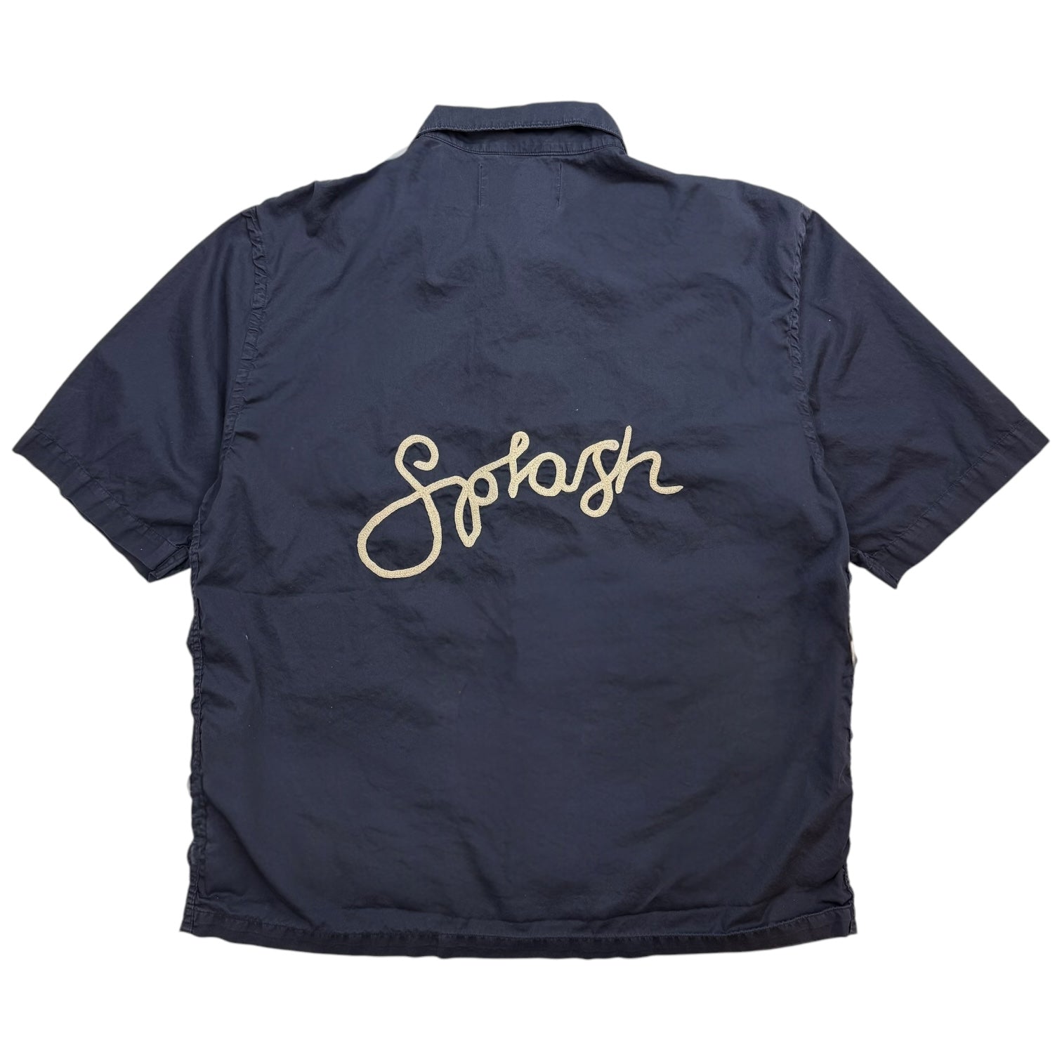 Our Legacy Splash Button Up Shirt Navy Blue