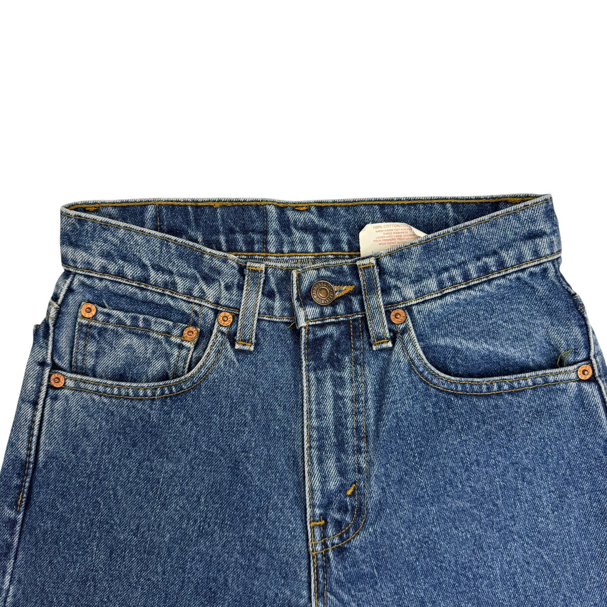 (W) Levi’s 512 Medium Wash Jeans Blue
