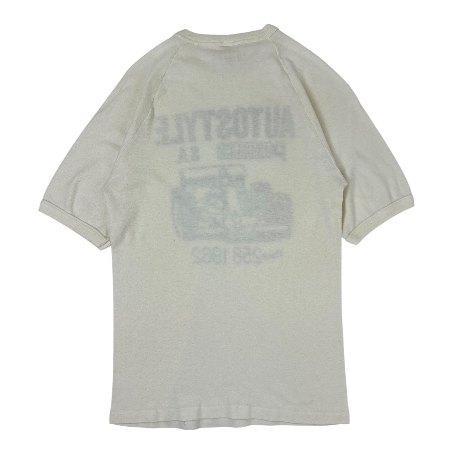 Vintage Auto Style Parabanks SA Racing T-Shirt White