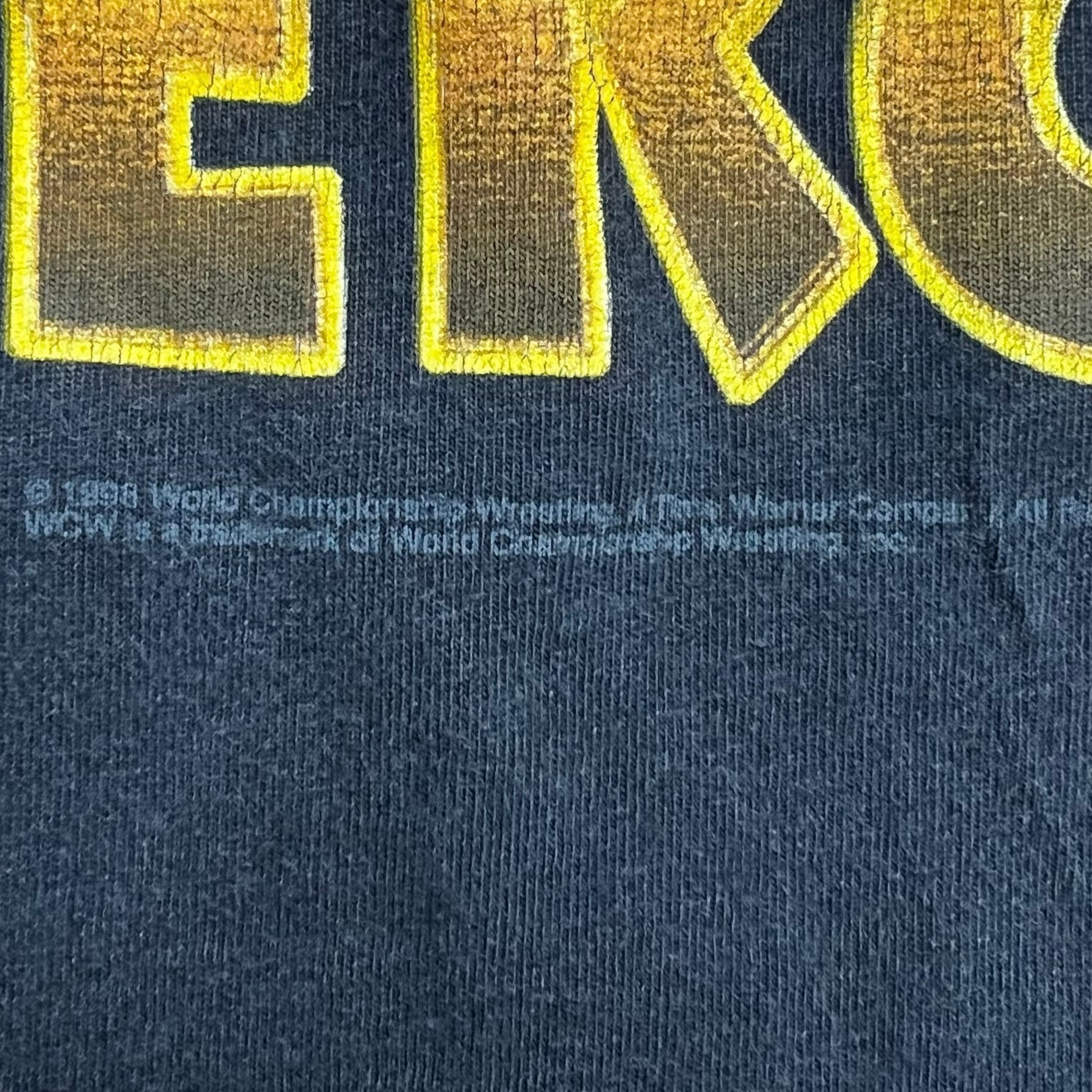 1998 WCW Goldberg Signature Tee Black