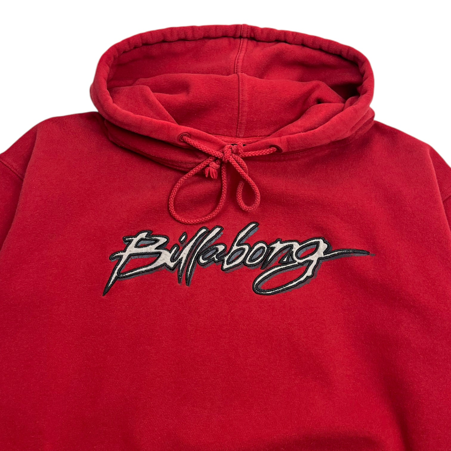 Y2K Billabong Spellout Hoodie Red