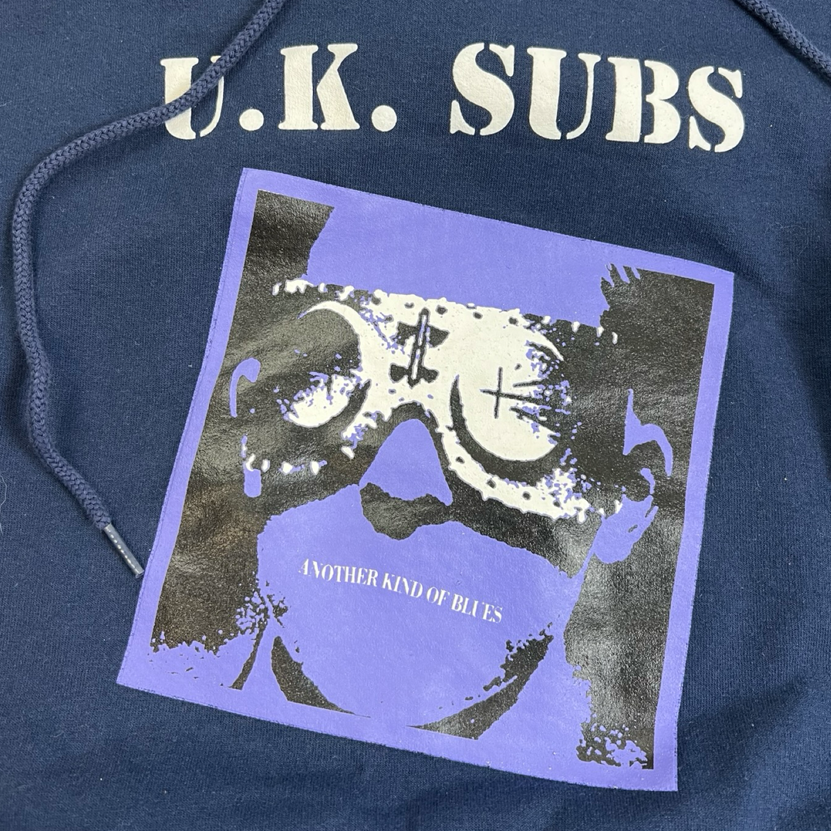 U.K. Subs Another Kind of Blues Pullover Hoodie Blue