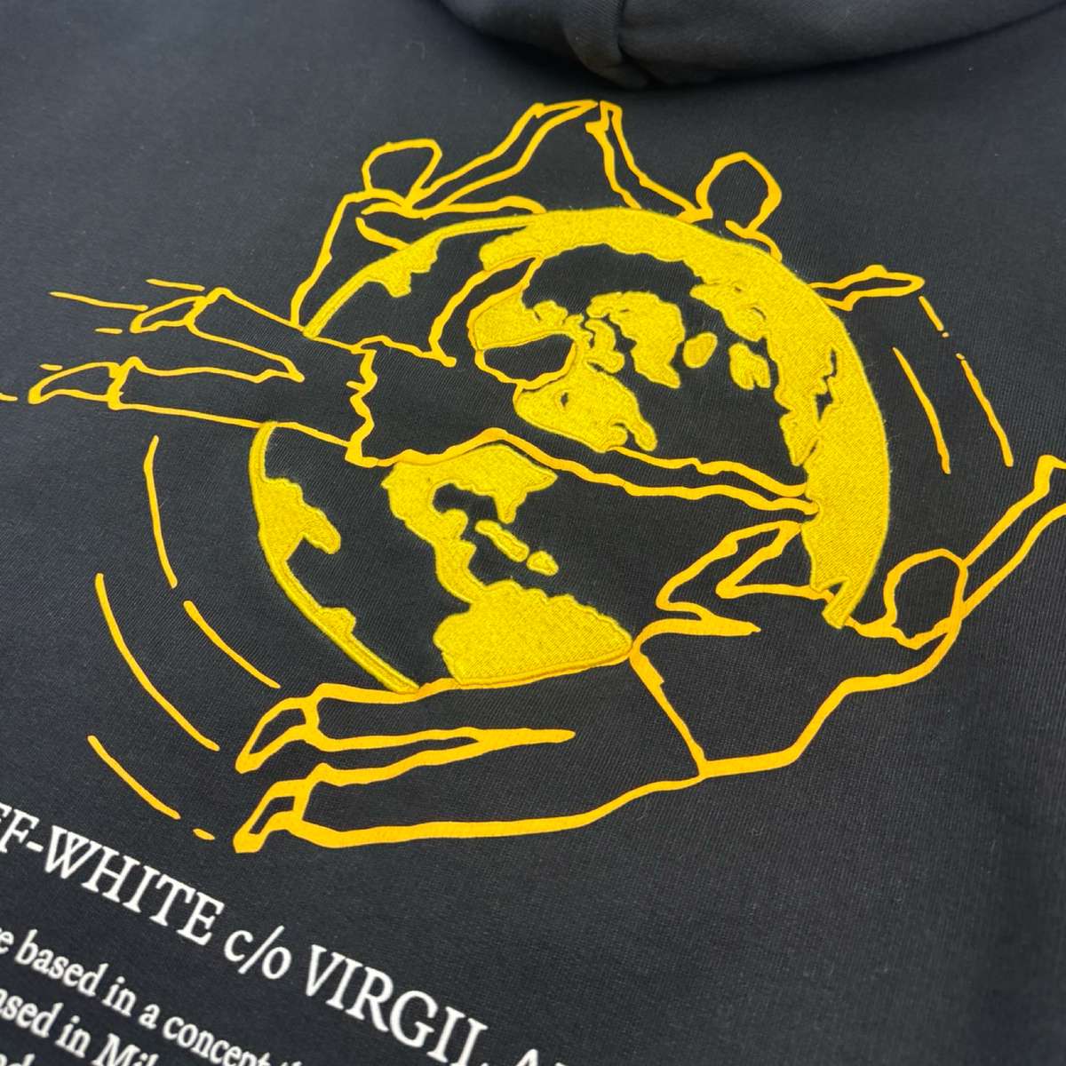 Off-White Worldwide Over Hoodie Black