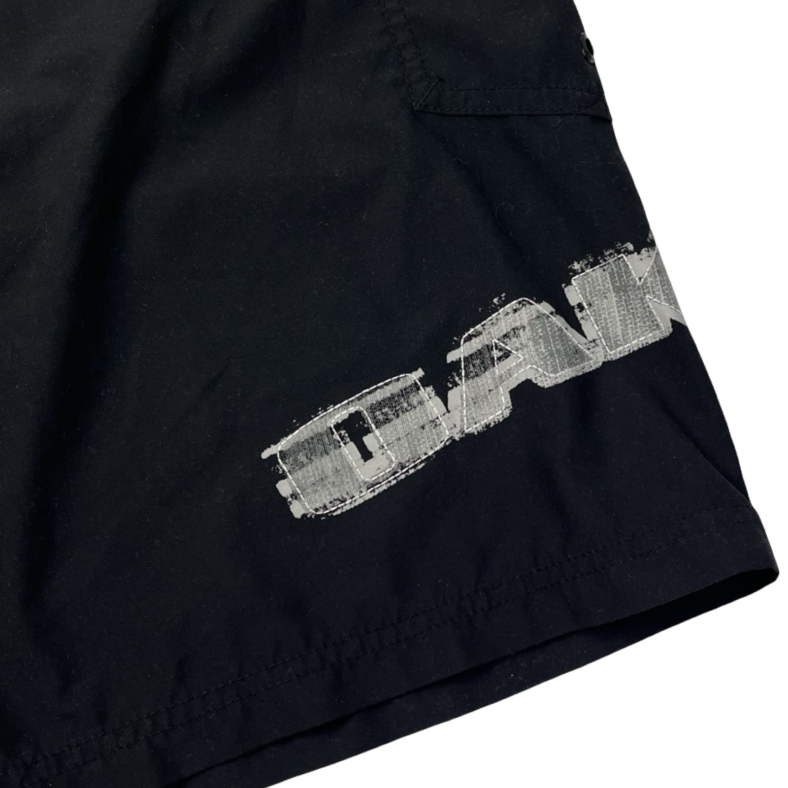 Vintage Y2K Oakley Skull Embroidered Board Shorts