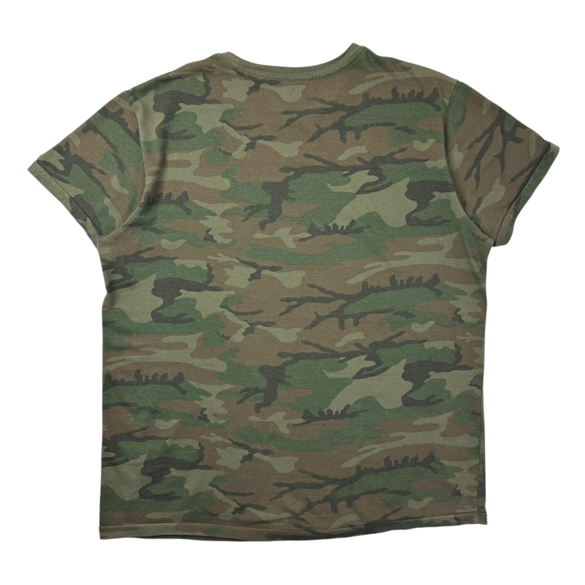 Y2K Polo Ralph Lauren Rising Sun Tiger Dragon Tee Camo