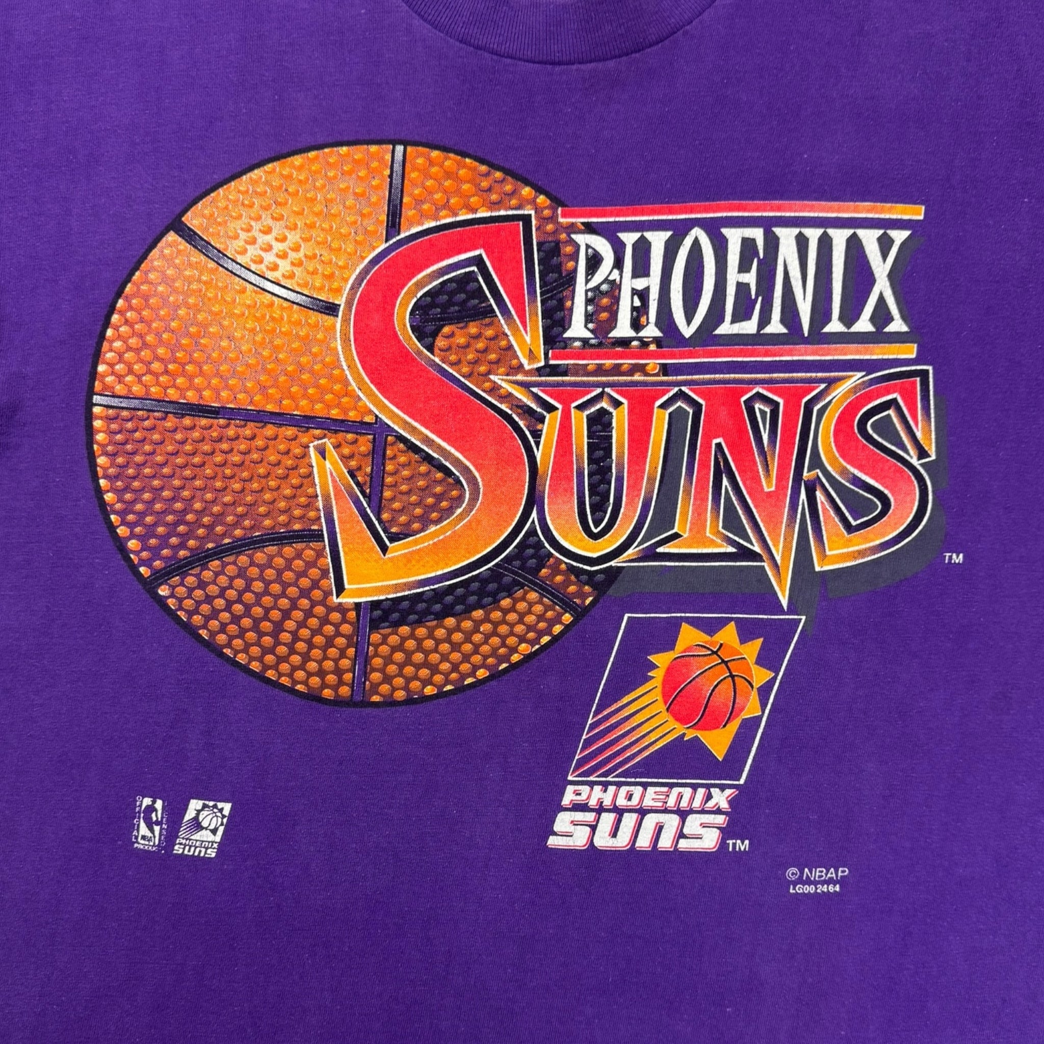 Vintage Phoenix Suns Basketball Design T-Shirt