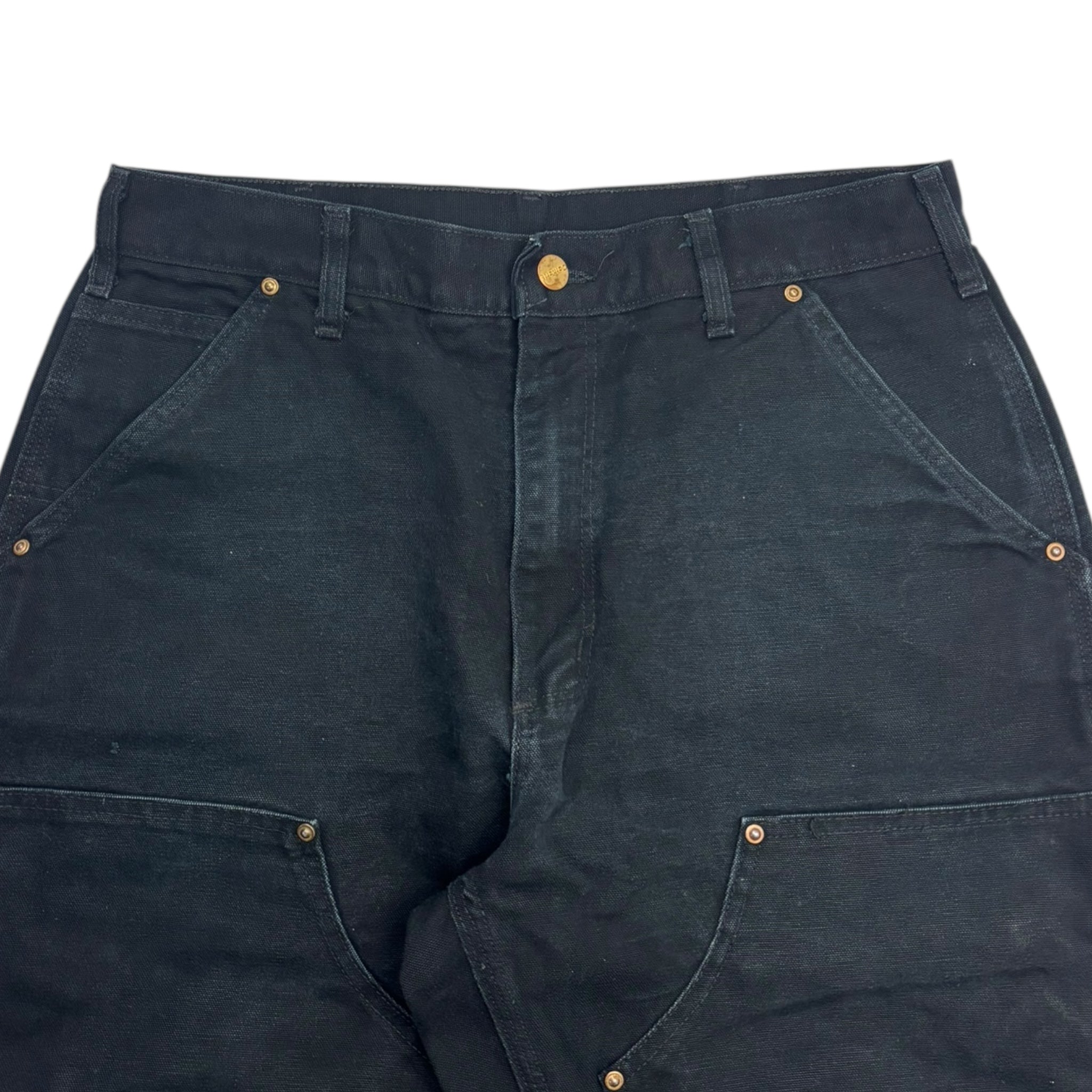 Vintage Carhartt Black Double Knee Bottoms