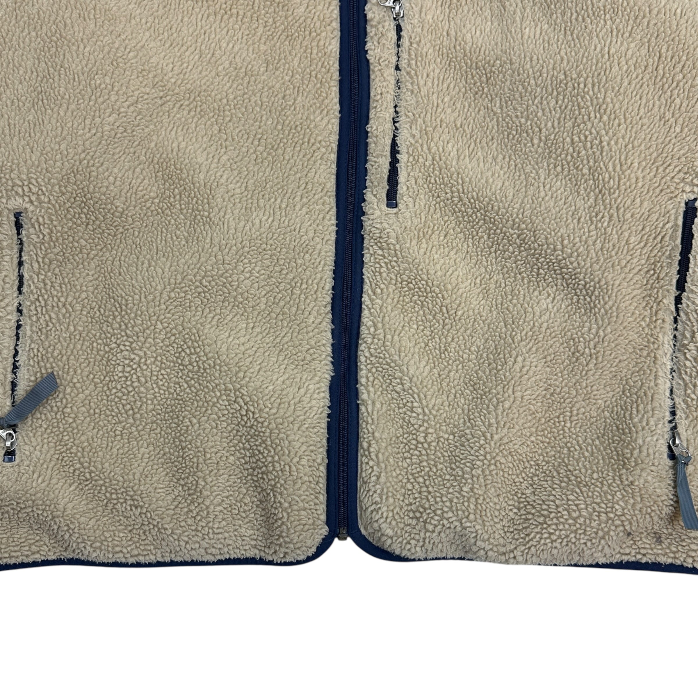 Vintage Patagonia Deep Pile Fleece Jacket Oatmeal