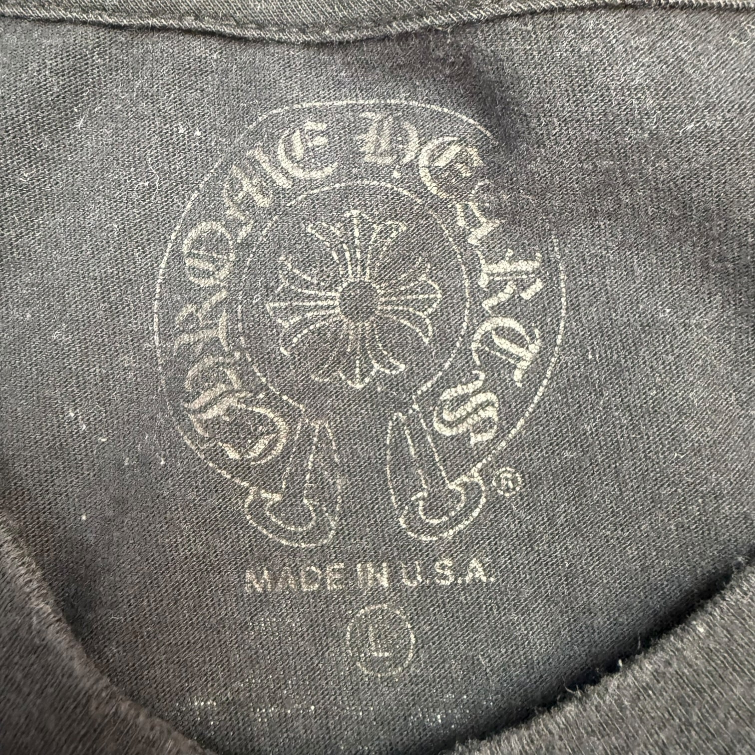 Chrome Hearts Cross Cemetery Tee Black/Multicolour